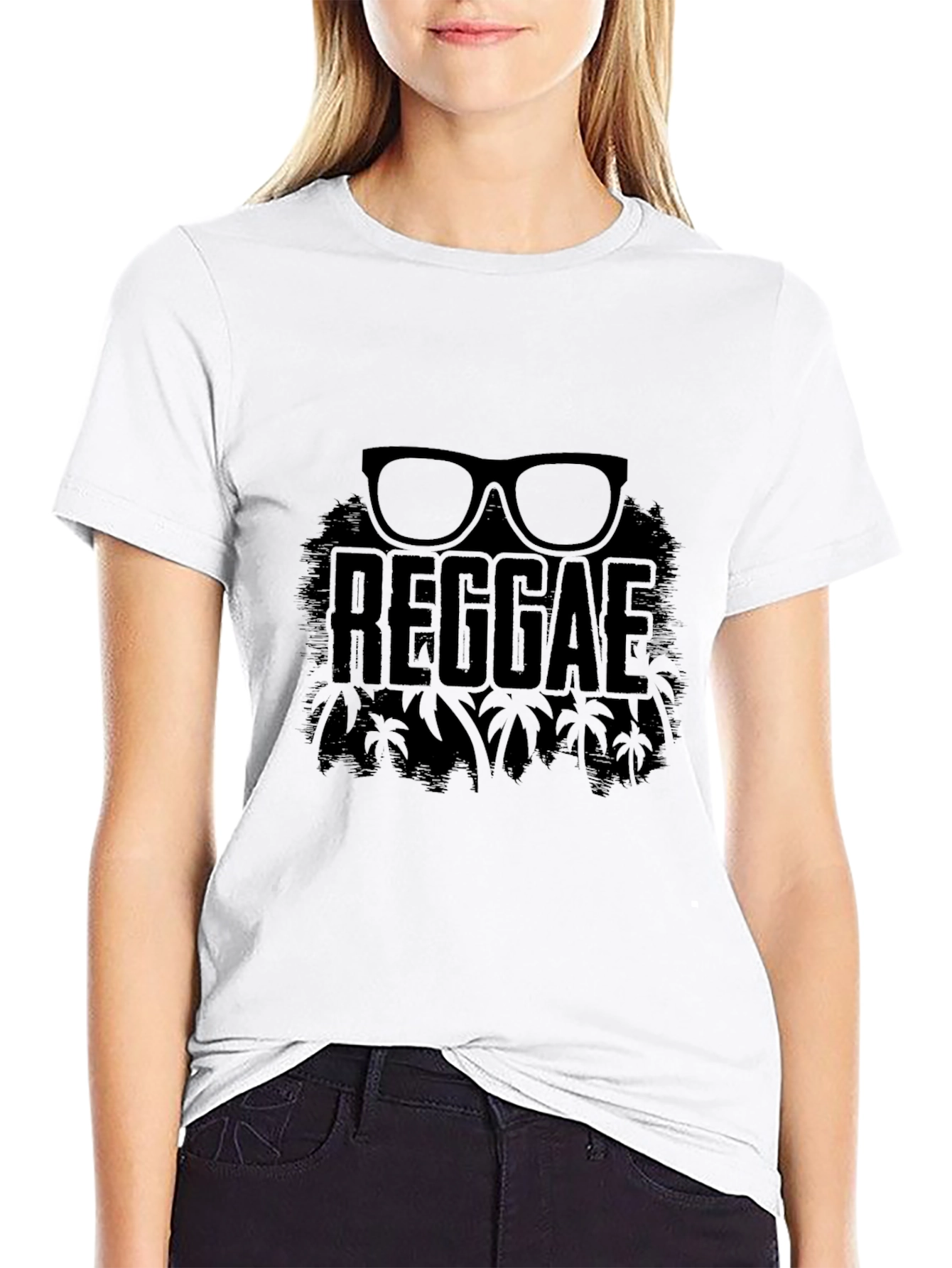Reggae Sunglasses Graphic Tee - Cool Summer Vibes