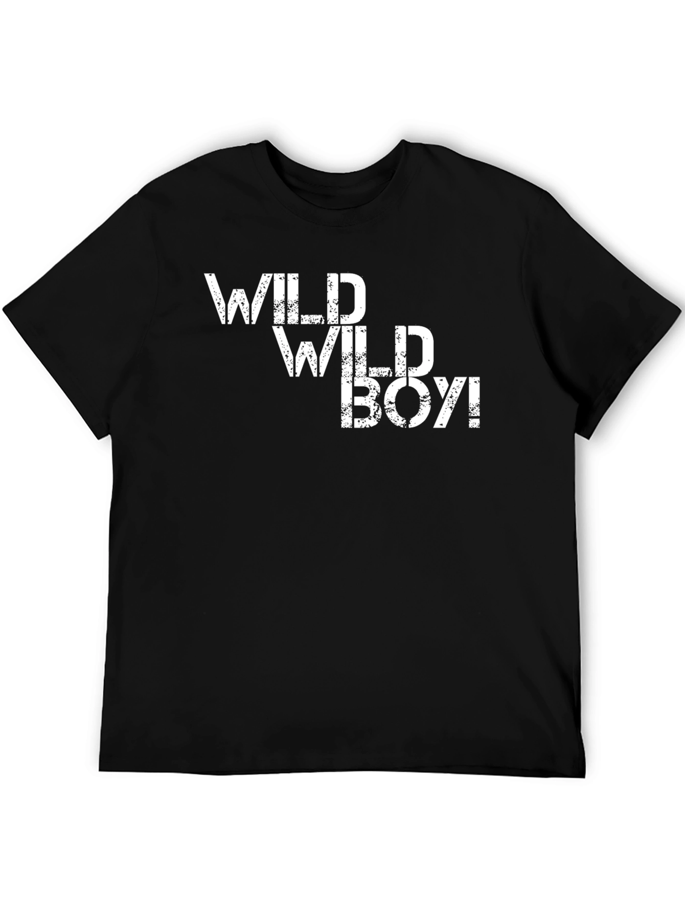 Wild Wild Boy Black Graphic Tee - Trendy Menswear