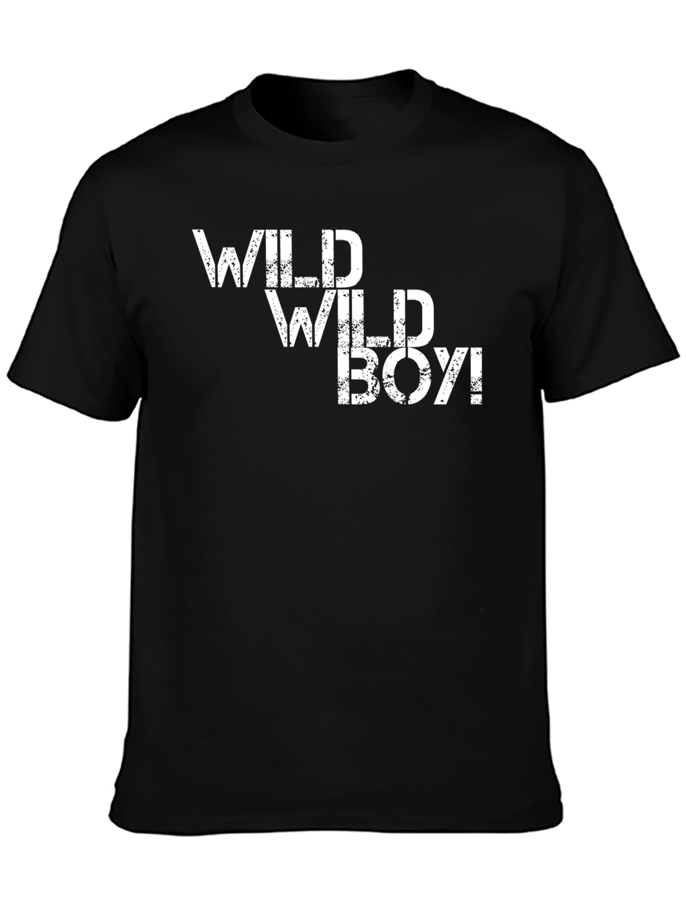 Wild Wild Boy Black Graphic Tee - Trendy Menswear