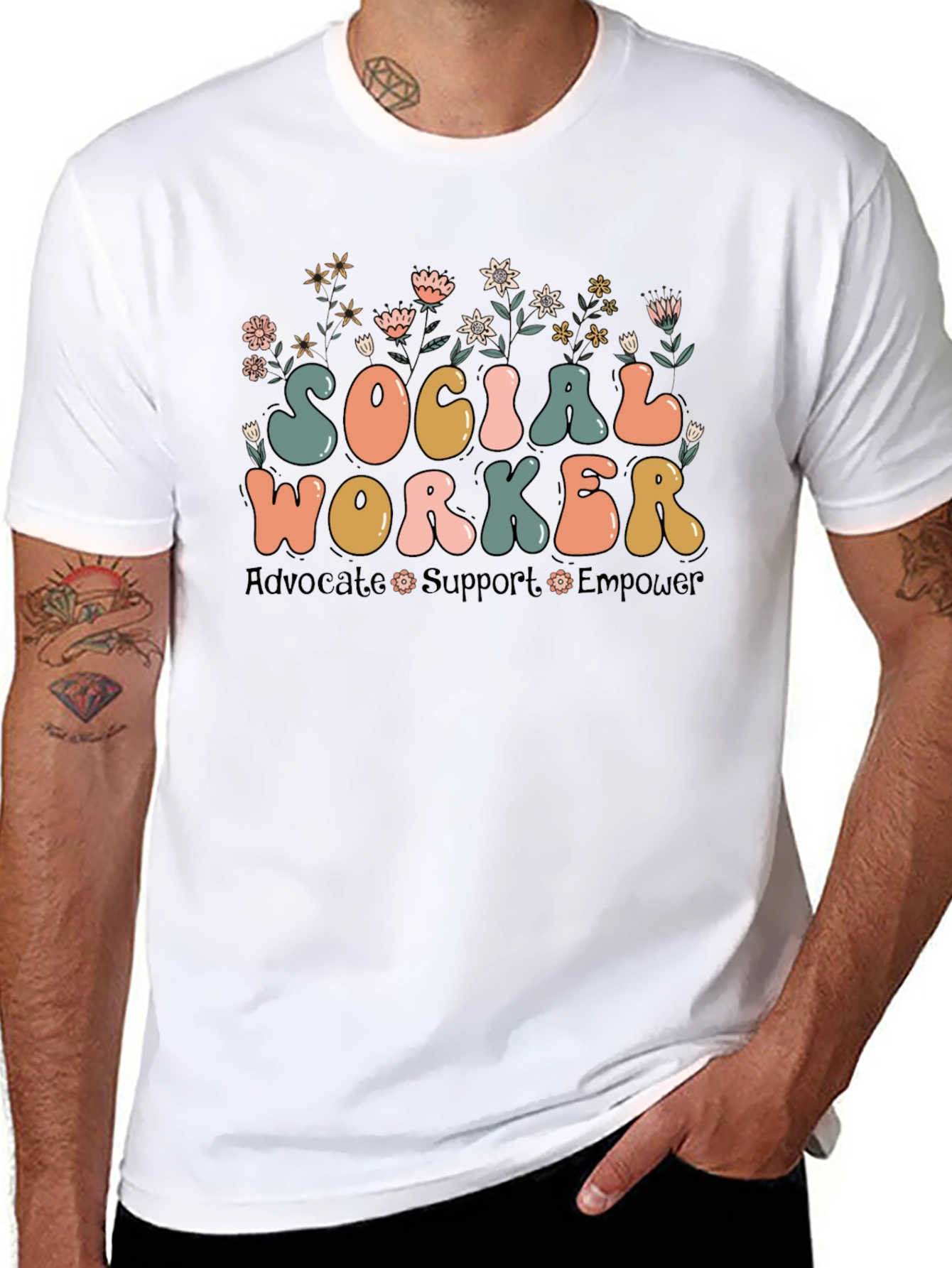 Social Worker Advocate Empower T-Shirt