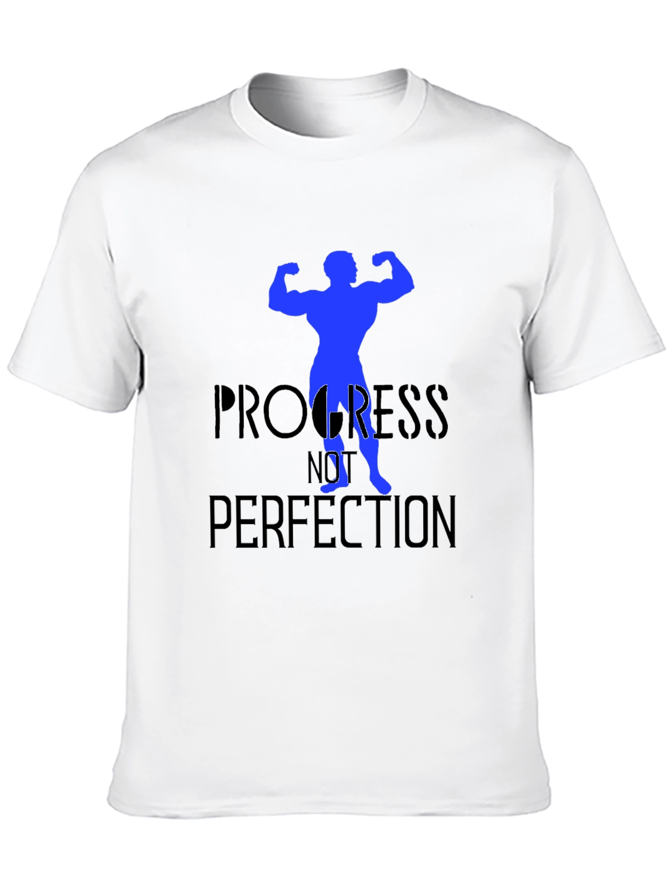 Progress Not Perfection Black T-Shirt