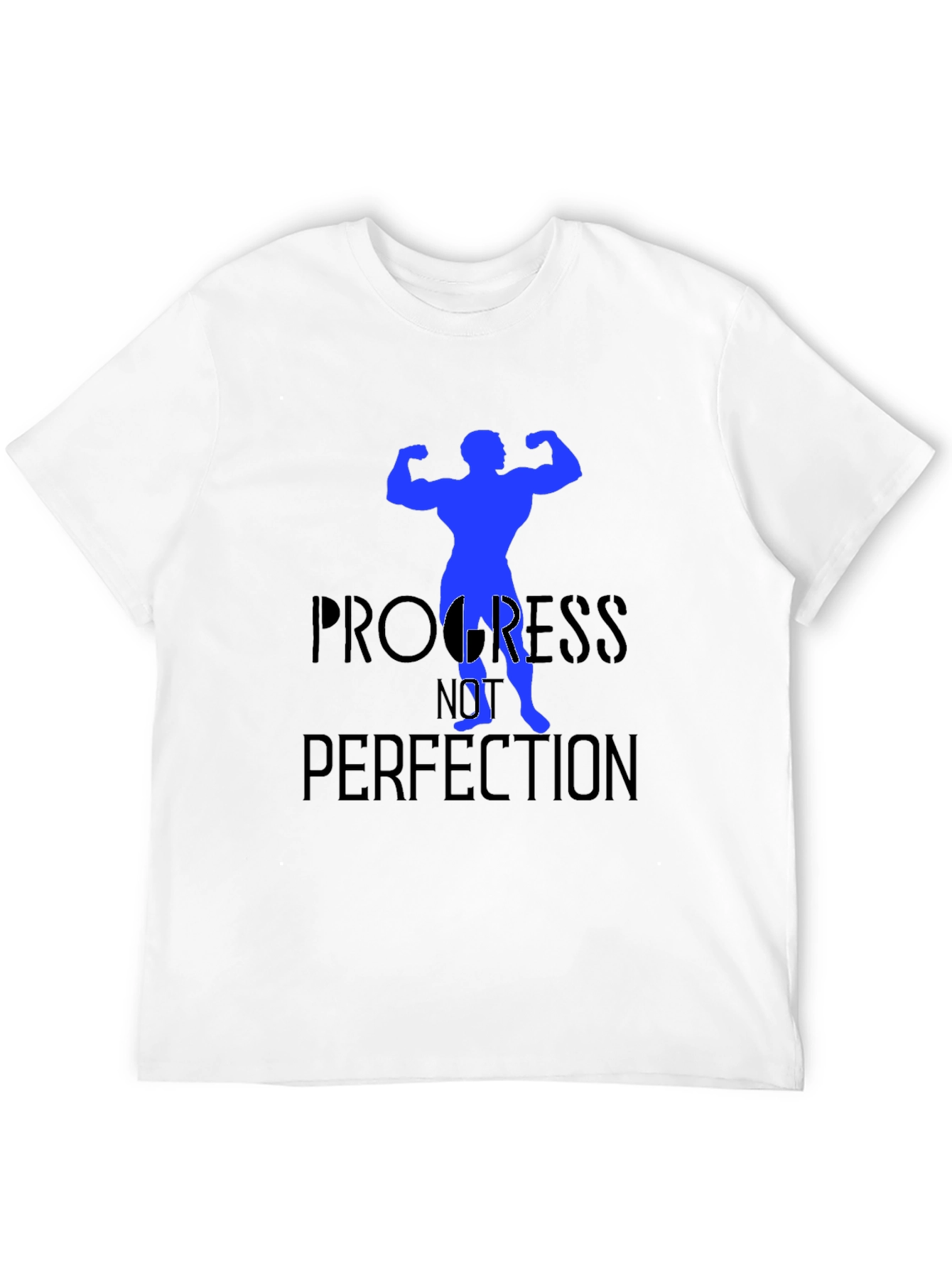 Progress Not Perfection Black T-Shirt
