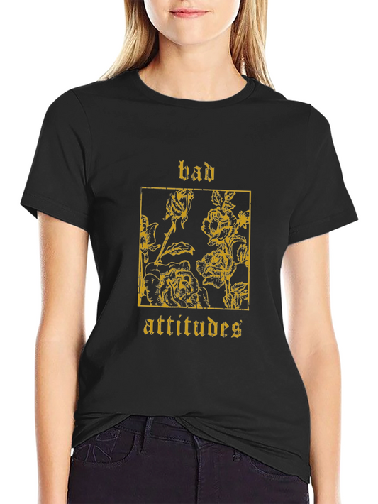 Bad Attitudes Graphic Tee - Black Unisex T-Shirt