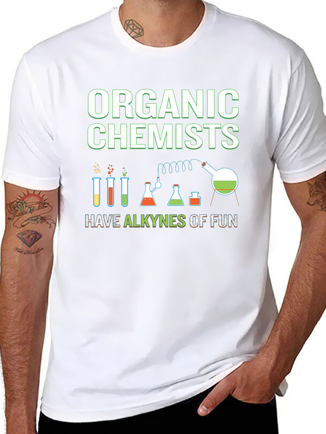Organic Chemists T-Shirt - Alkynes of Fun!