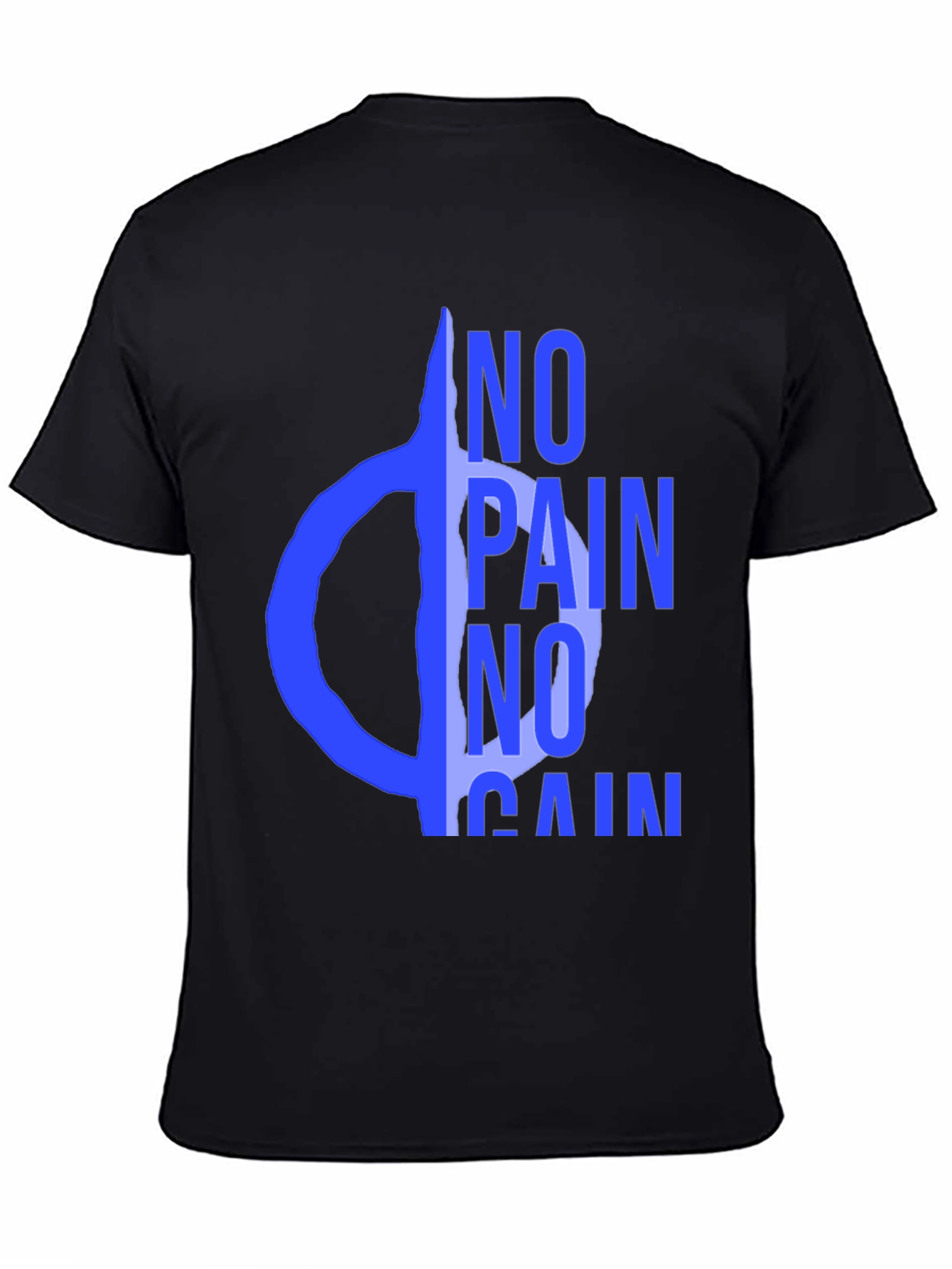 Motivational No Pain No Gain Graphic Tee