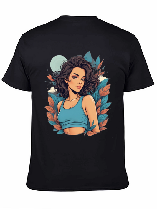 Woman Graphic Tee - Stylish Design