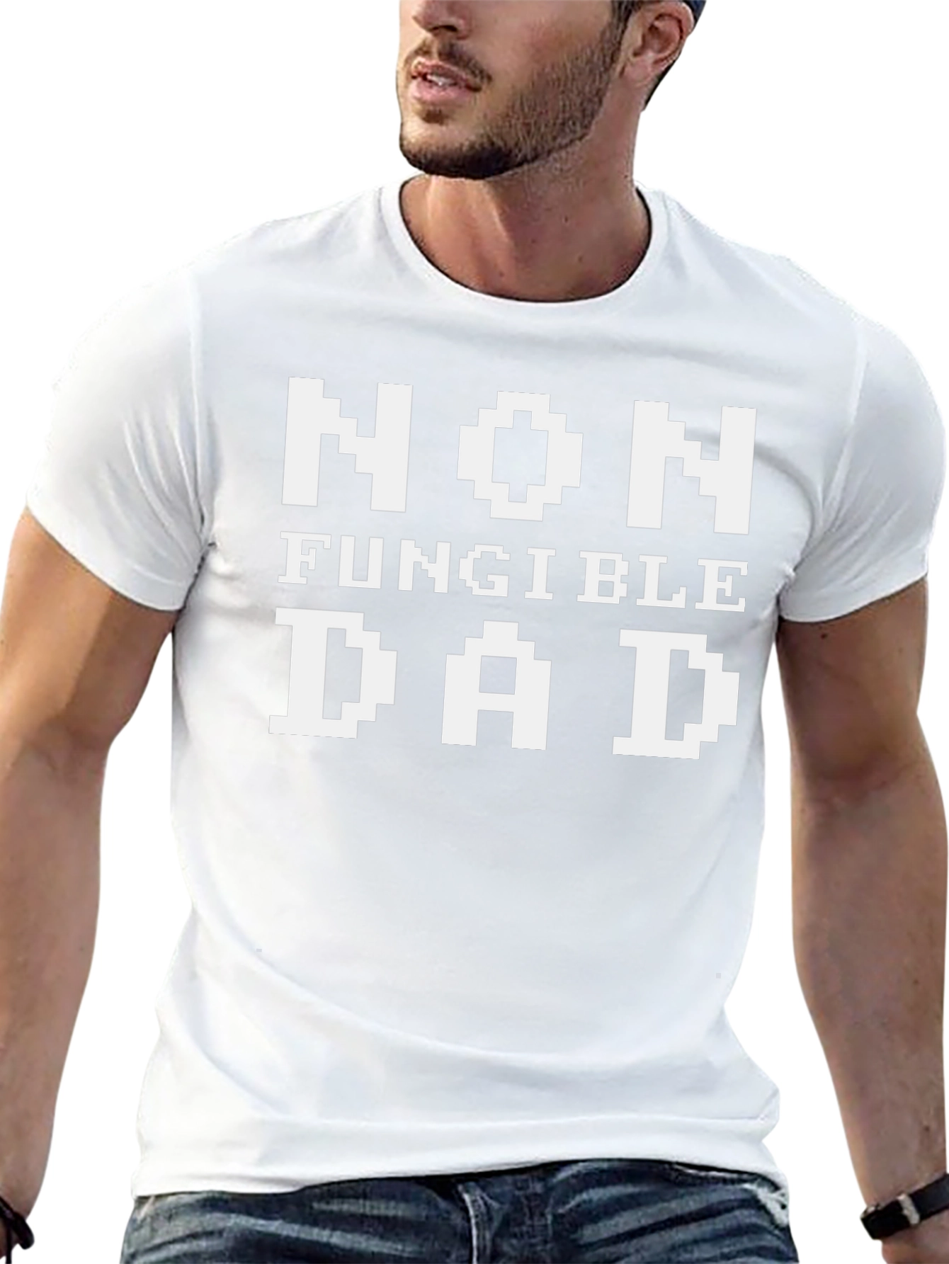 Non Fungible Dad Black T-Shirt