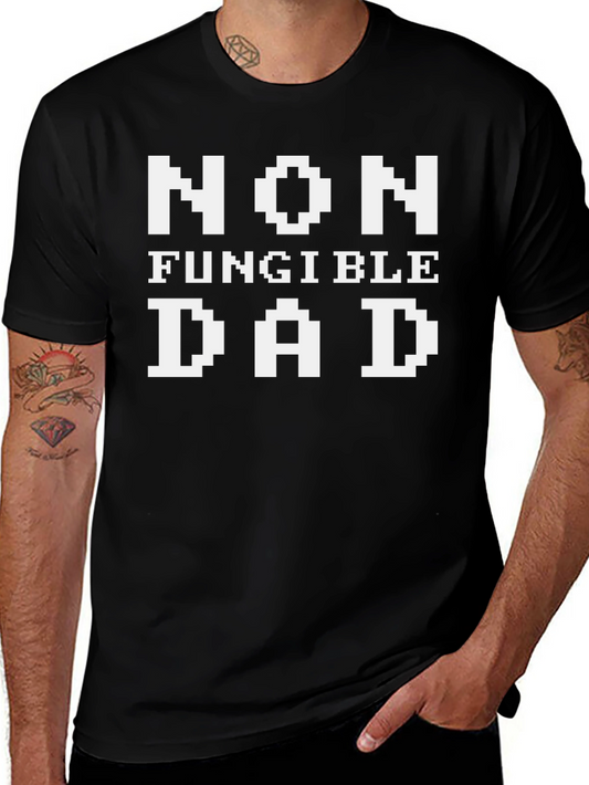 Non Fungible Dad Black T-Shirt