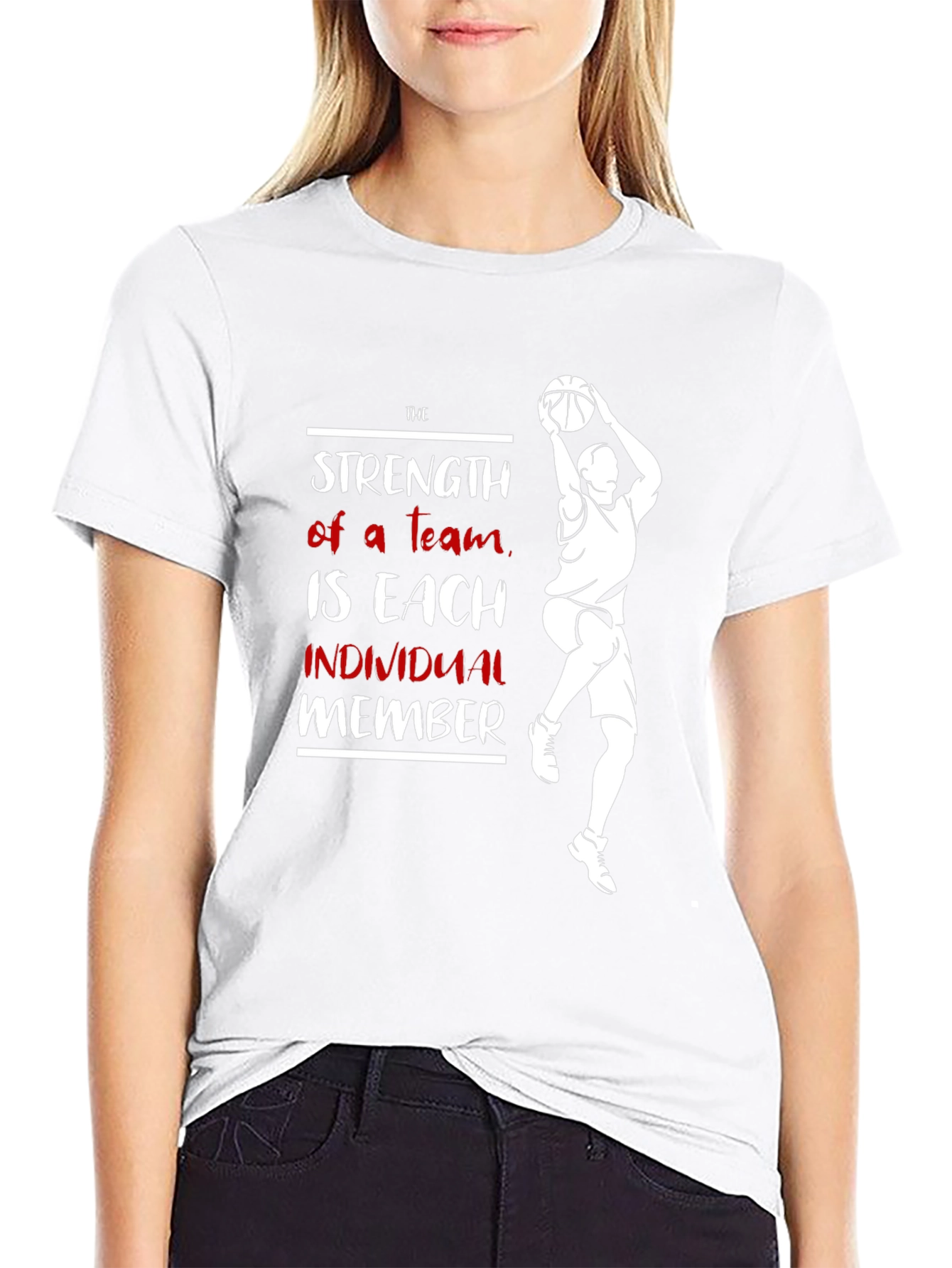 Strength of a Team Basketball Graphic Tee