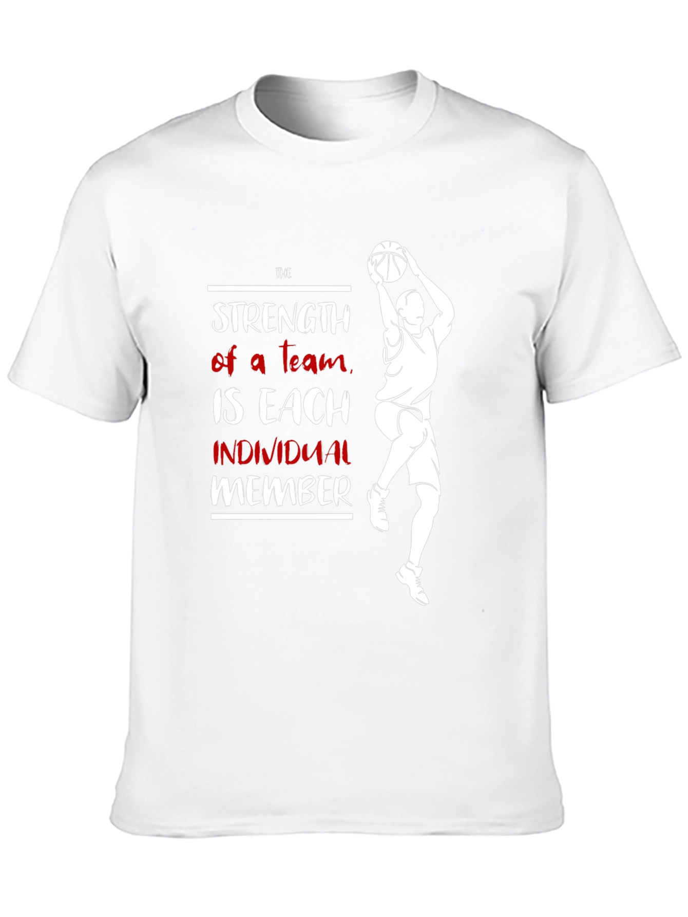 Strength of a Team Basketball Graphic Tee