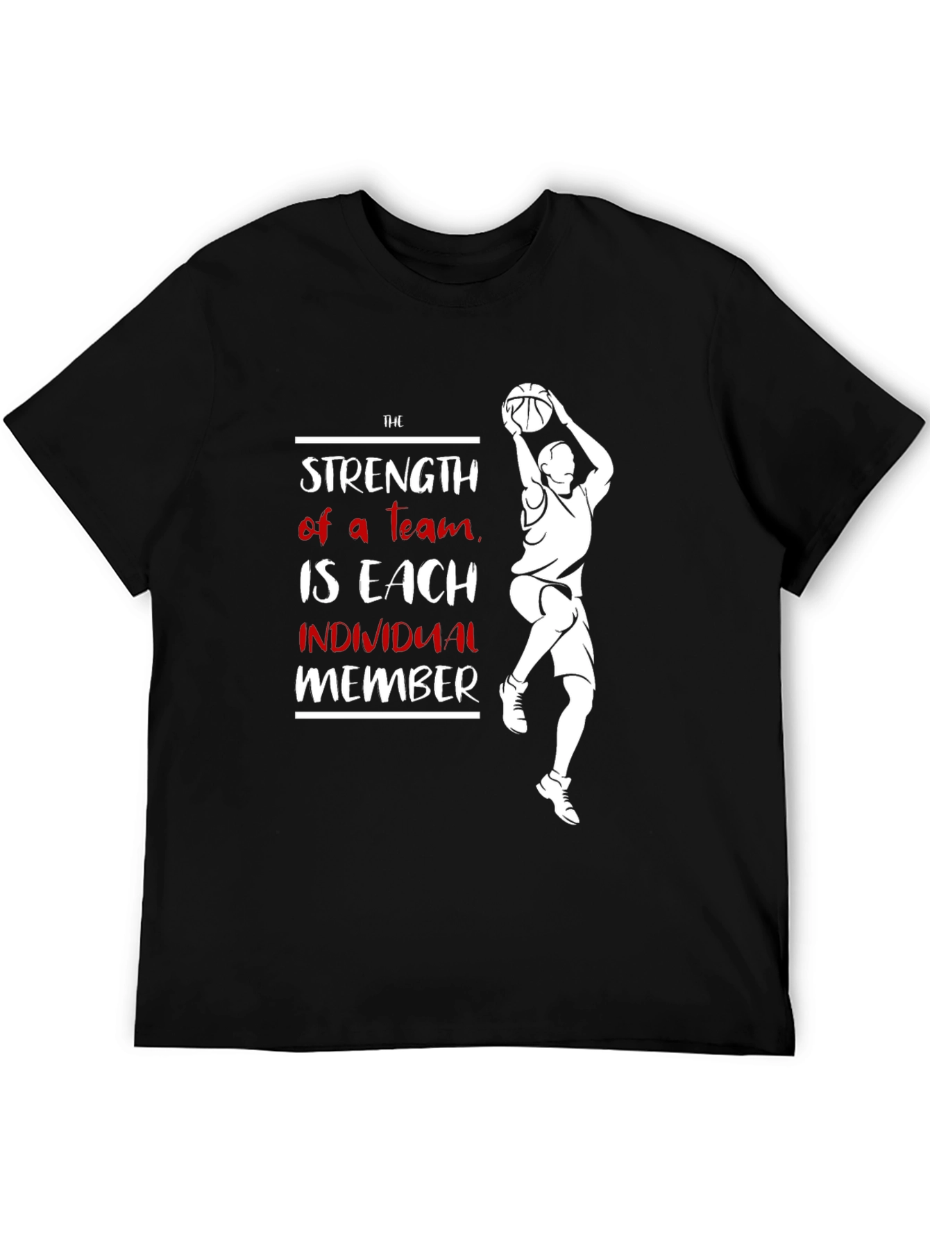 Strength of a Team Basketball Graphic Tee