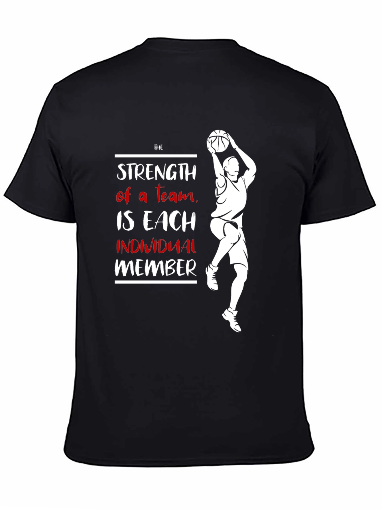 Strength of a Team Basketball Graphic Tee