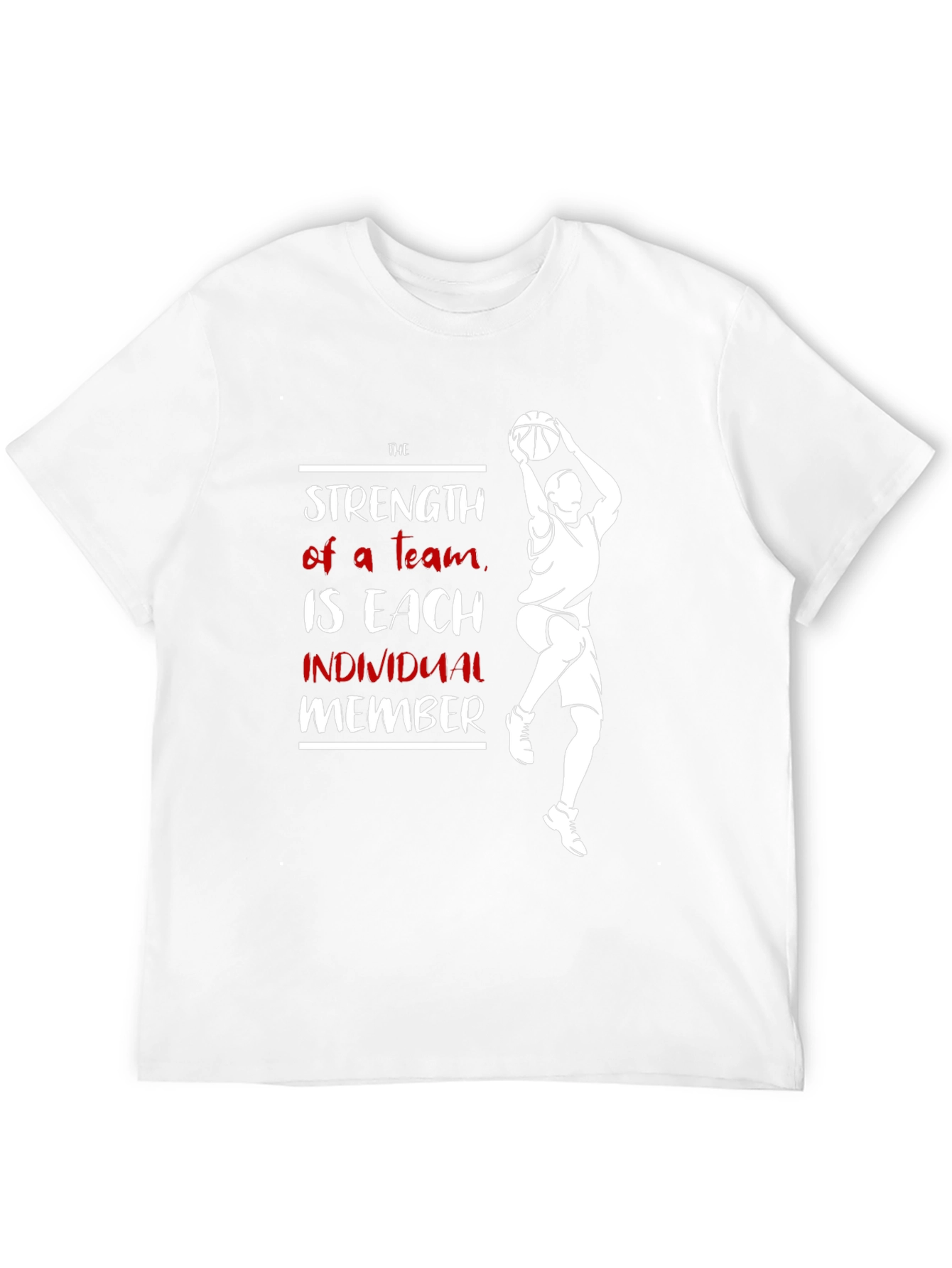 Strength of a Team Basketball Graphic Tee