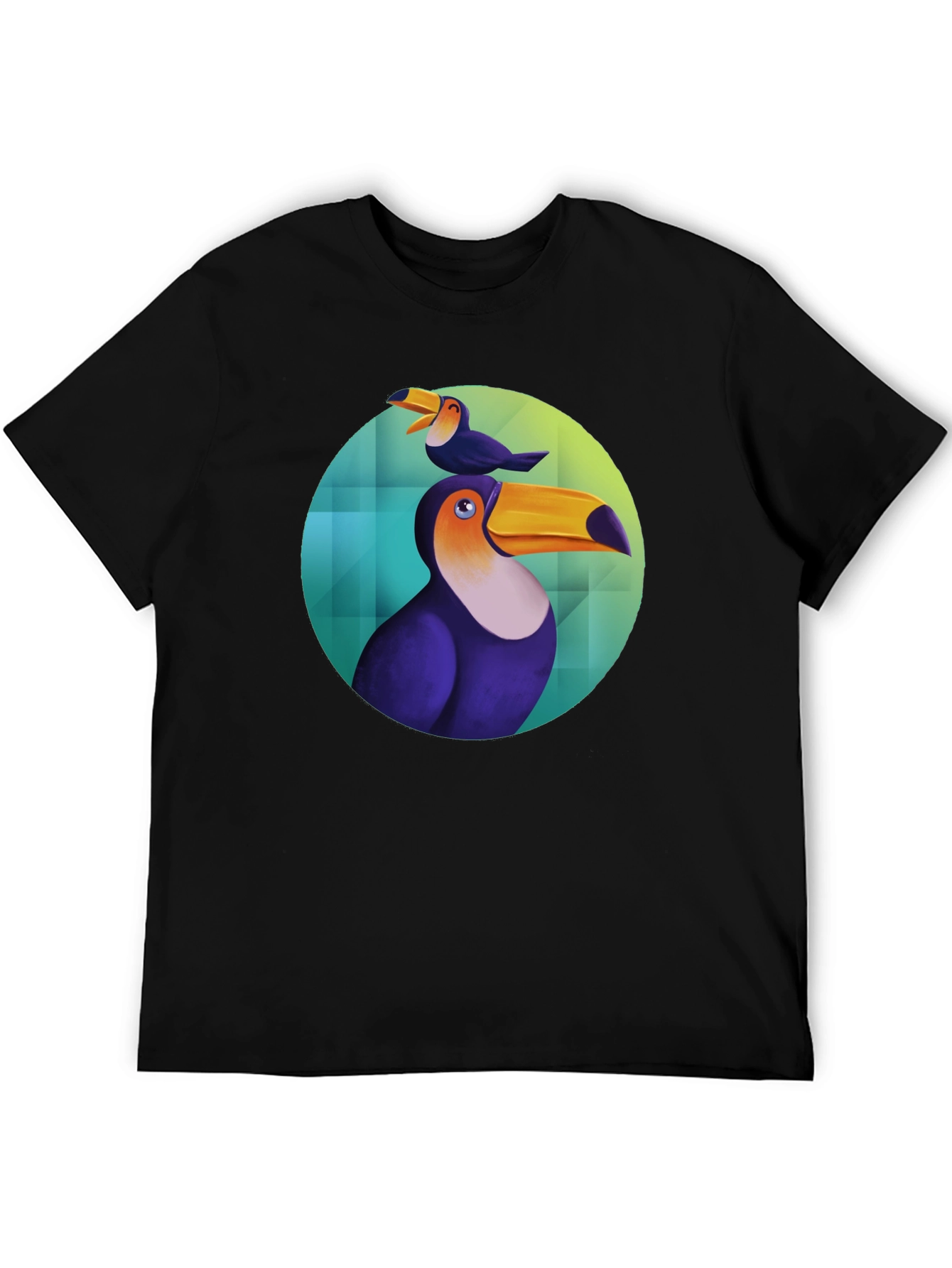 Toucan Graphic Black T-Shirt