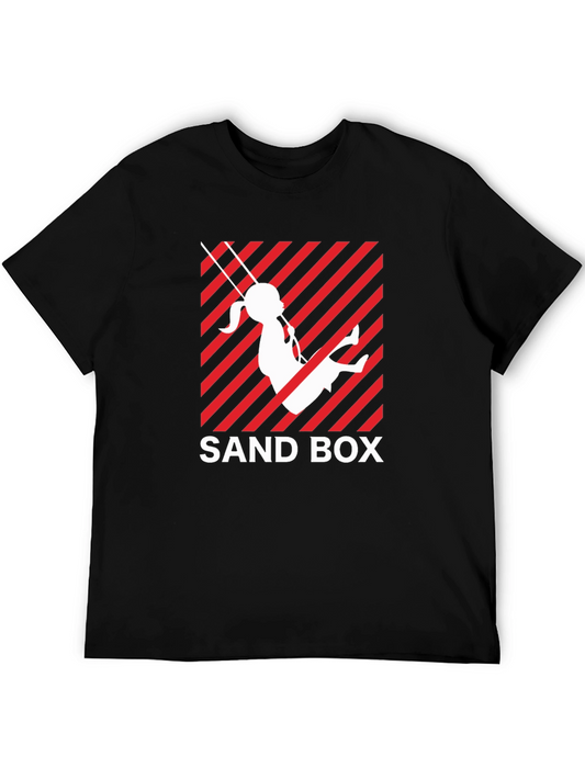 Sand Box Swing Graphic Tee - Black Unisex Shirt