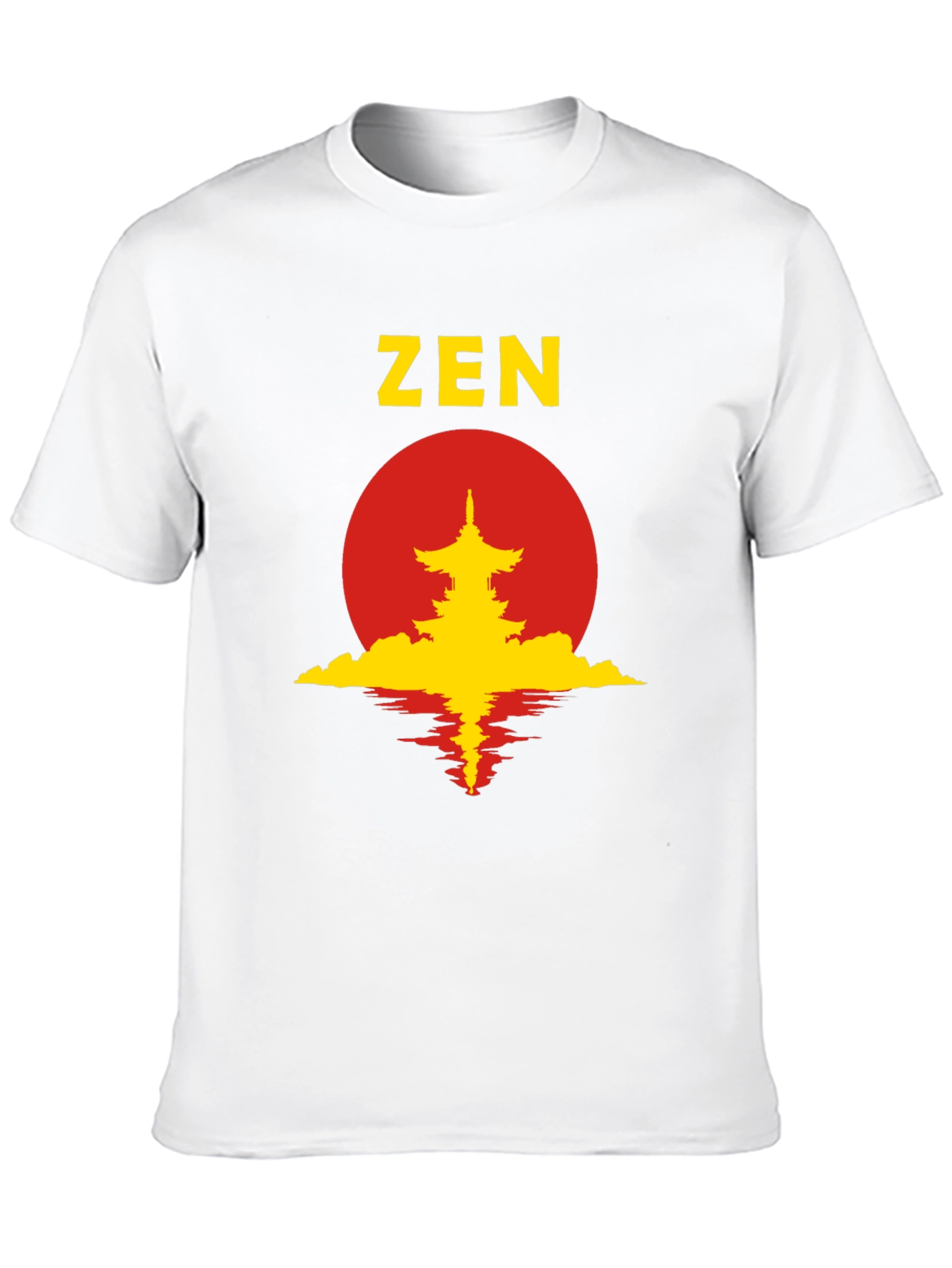 Zen Sunset Graphic T-Shirt