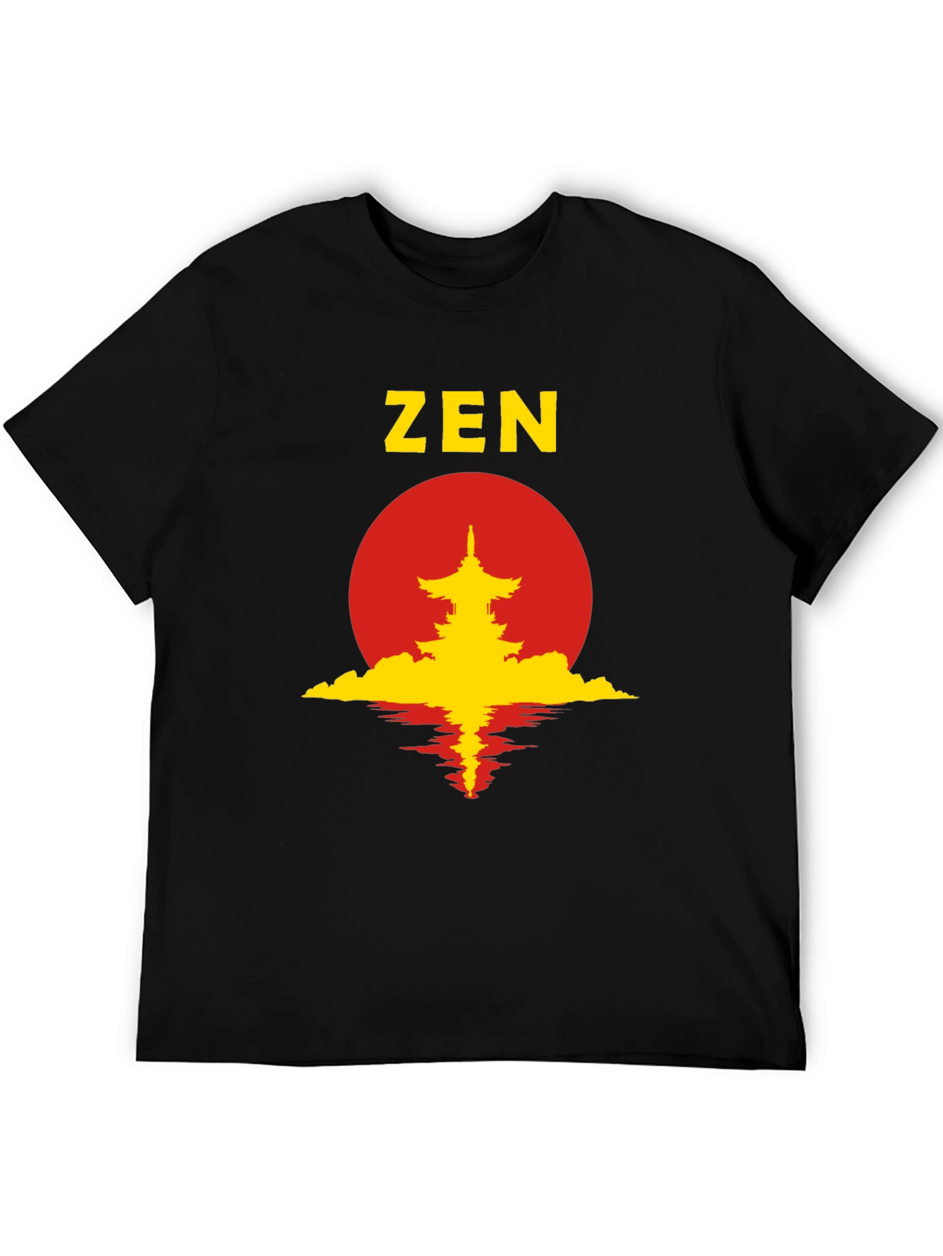 Zen Sunset Graphic T-Shirt