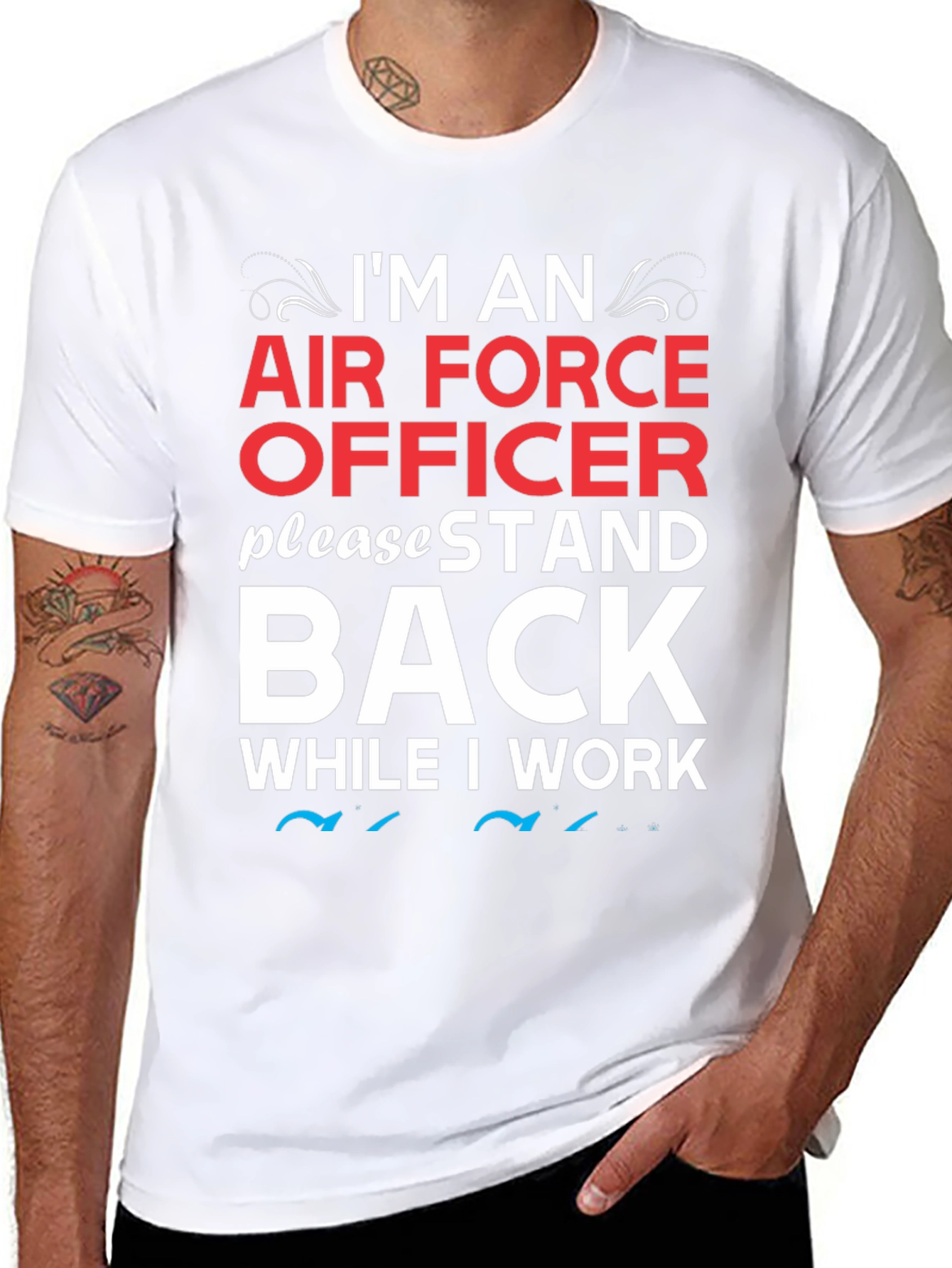 Air Force Officer Graphic T-Shirt