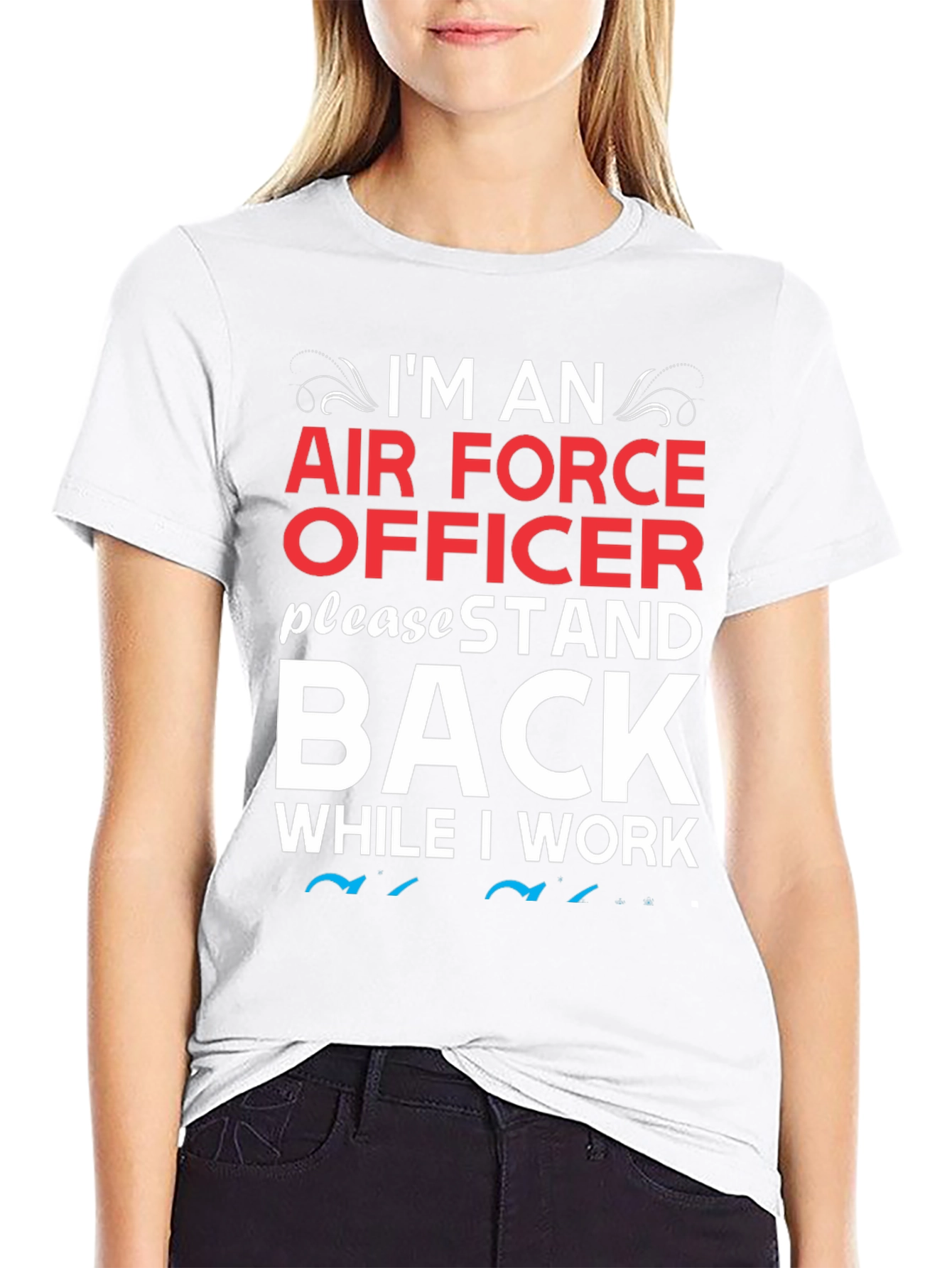 Air Force Officer Graphic T-Shirt