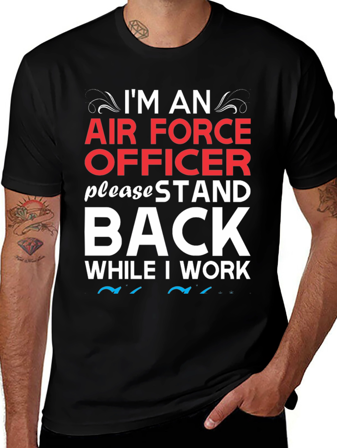 Air Force Officer Graphic T-Shirt