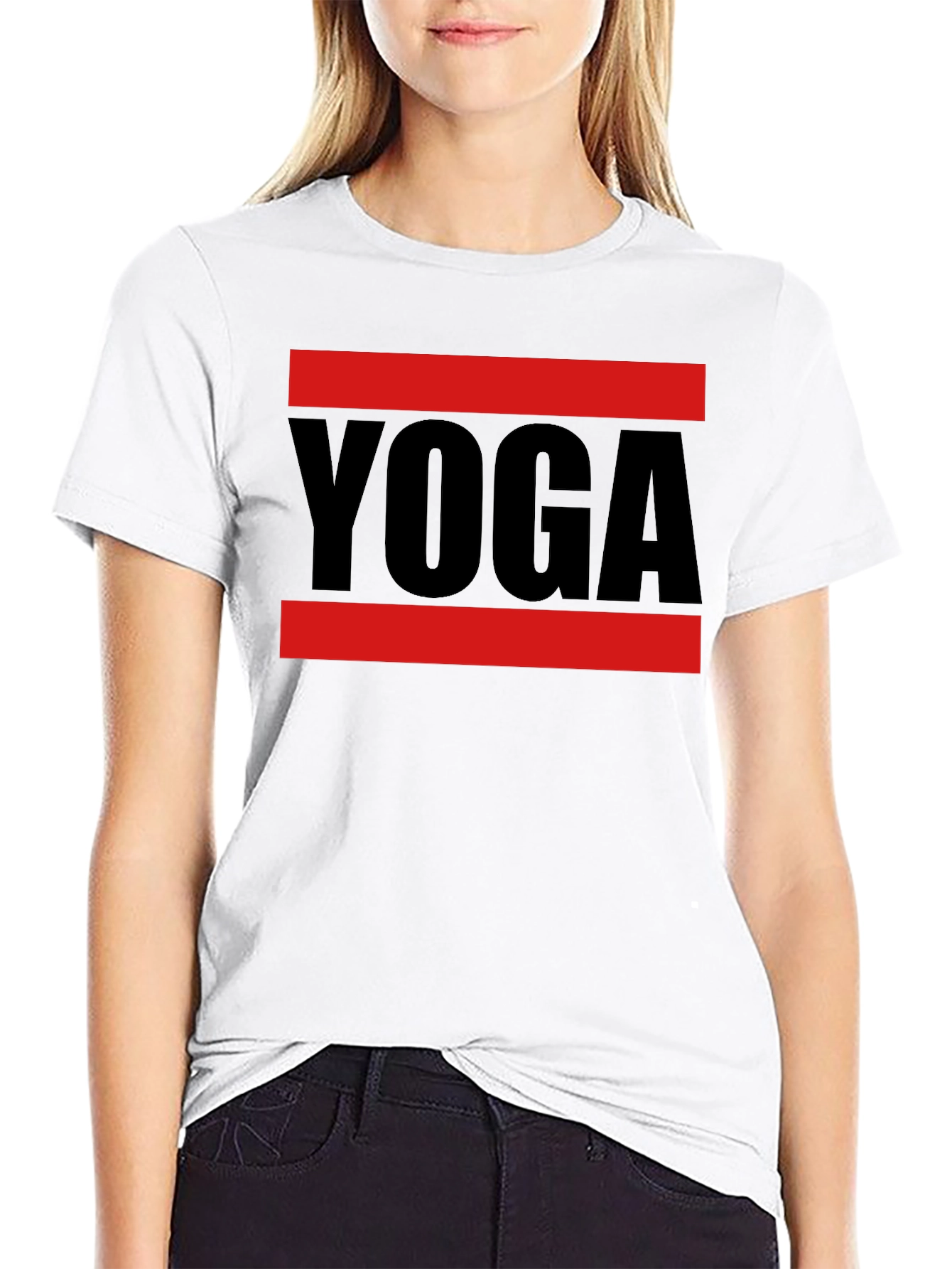 Yoga Graphic Tee - Mens Black T-Shirt