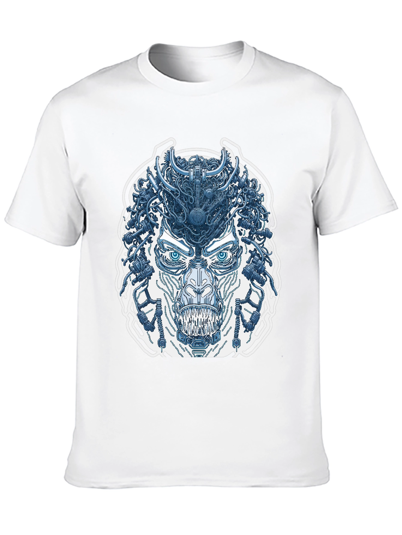 Cyberpunk Monster Graphic Tee - Black