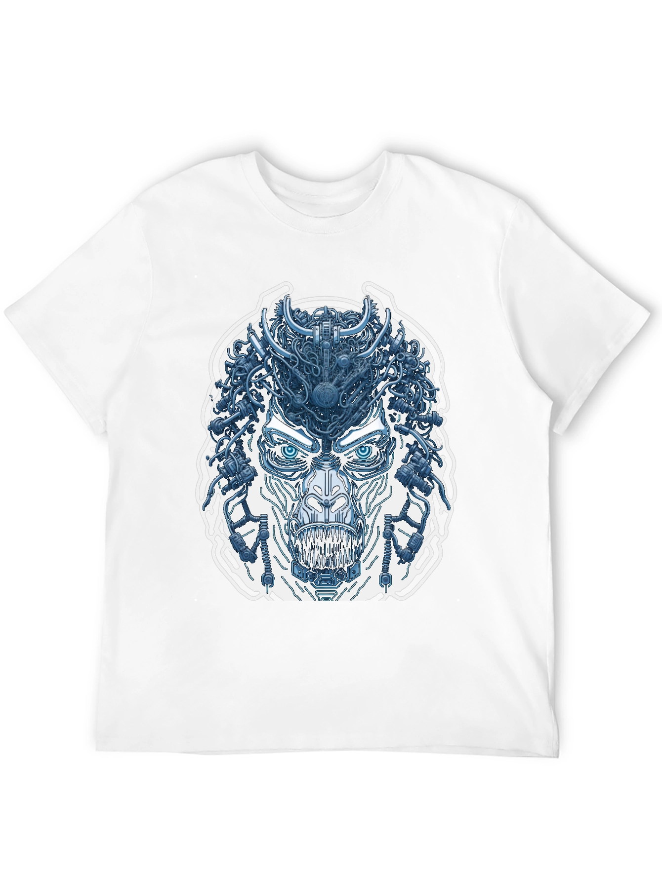 Cyberpunk Monster Graphic Tee - Black