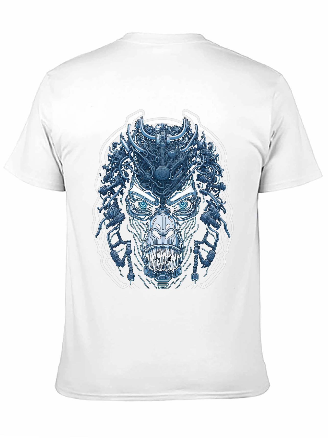 Cyberpunk Monster Graphic Tee - Black