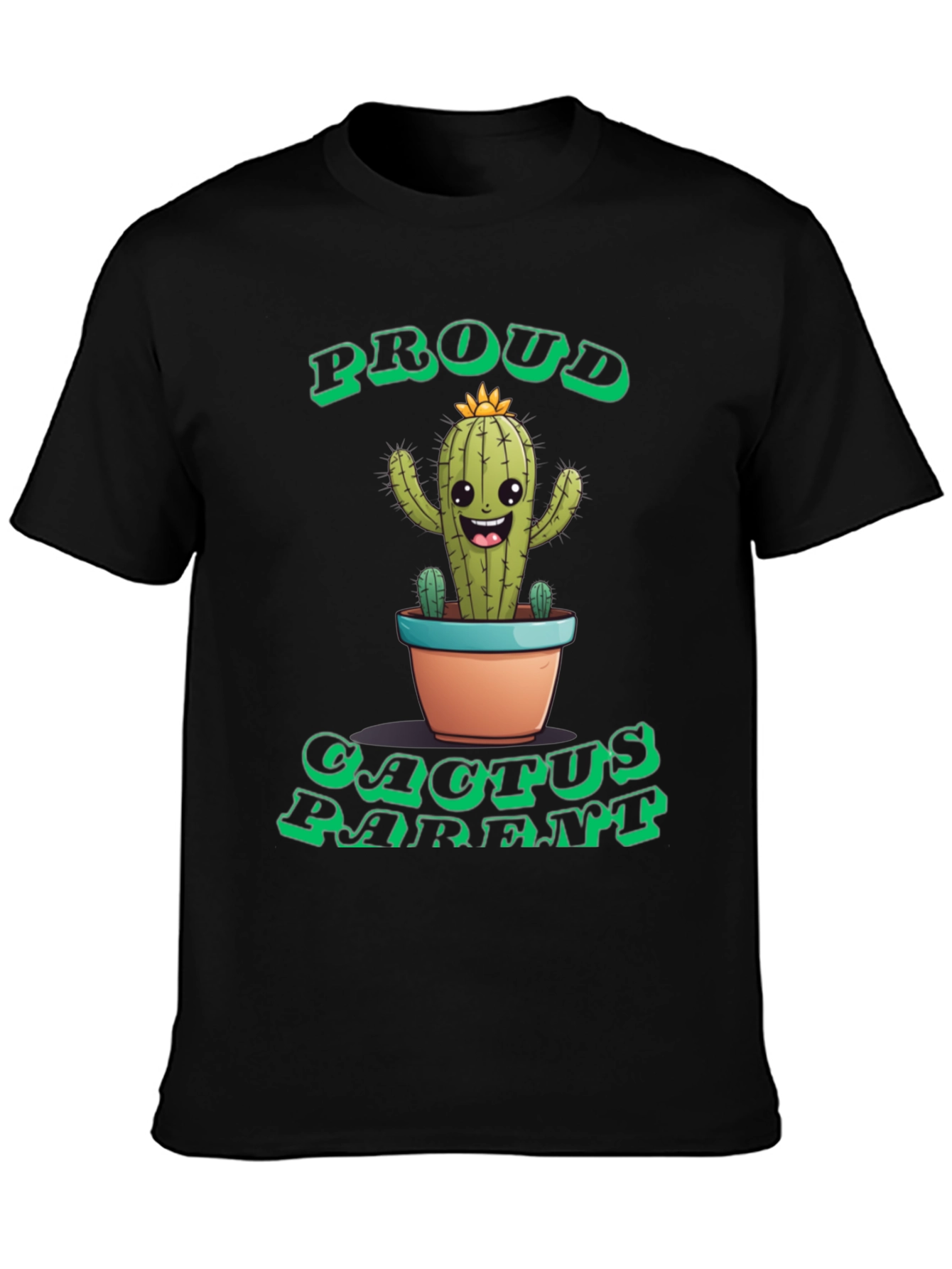 Proud Cactus Parent Graphic T-Shirt