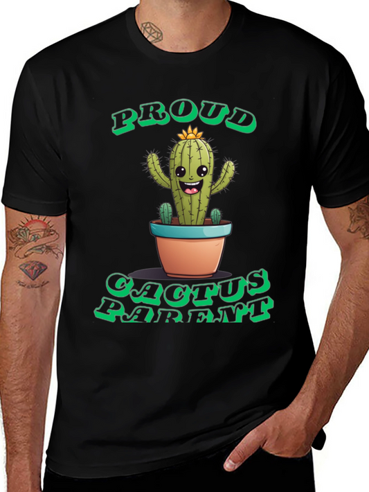 Proud Cactus Parent Graphic T-Shirt