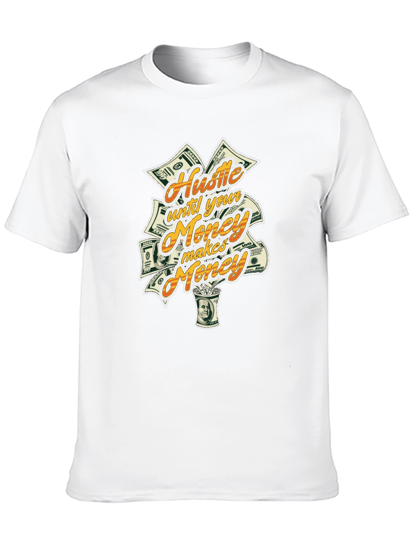 Hustle Until Your Money Makes Money Graphic Tee