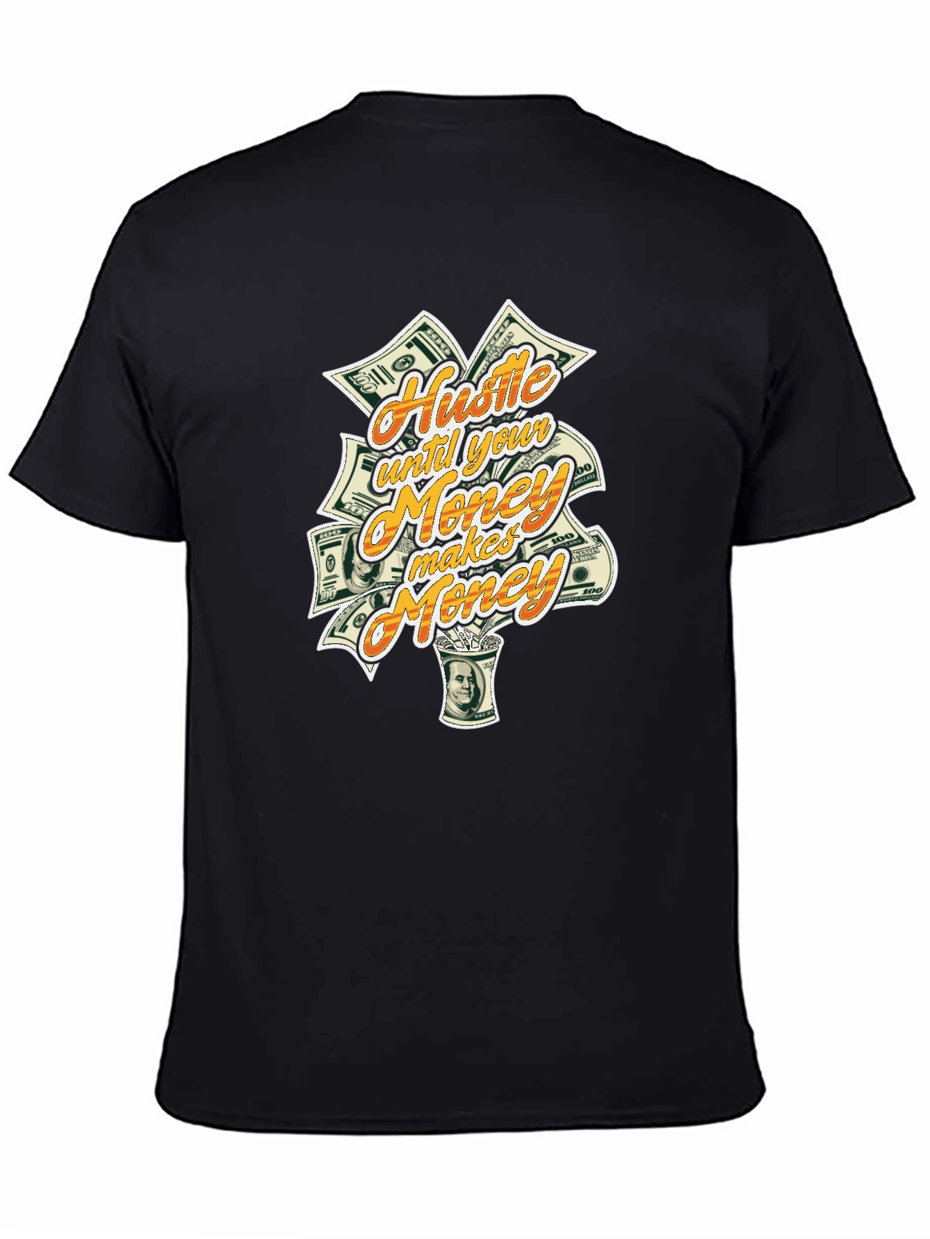 Hustle Until Your Money Makes Money Graphic Tee