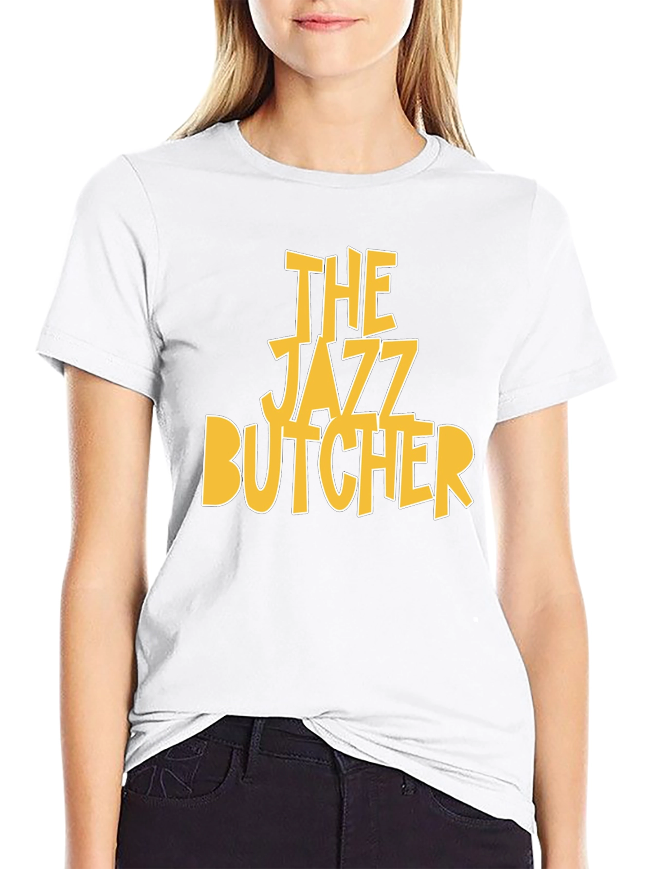 The Jazz Butcher Black T-Shirt - Graphic Print