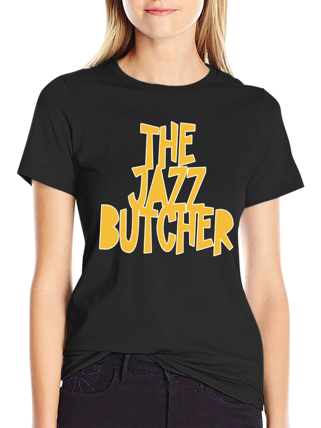 The Jazz Butcher Black T-Shirt - Graphic Print