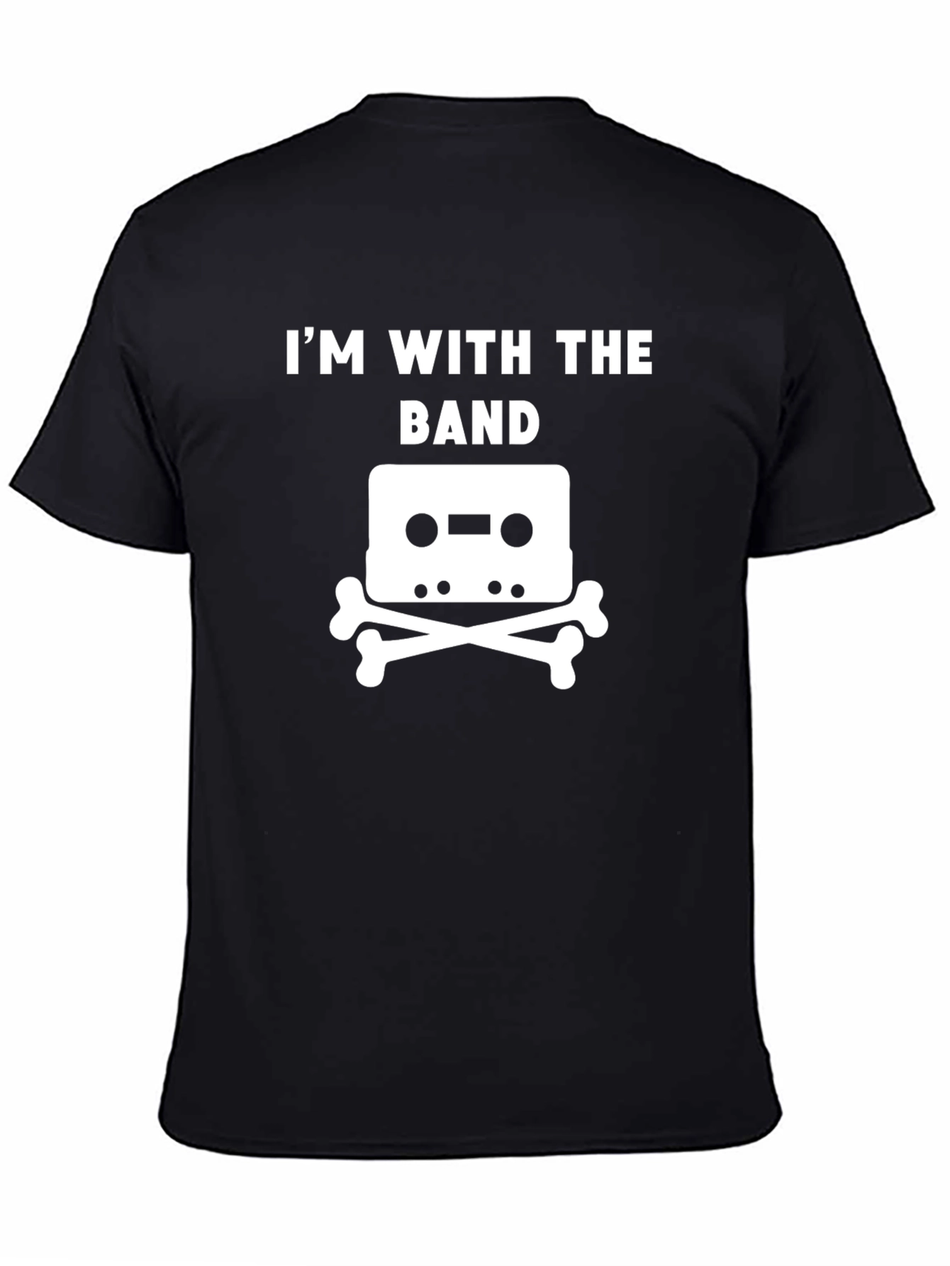 Im With The Band T-Shirt - Cassette & Crossbones