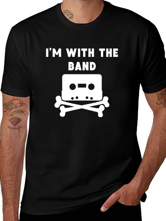 Im With The Band T-Shirt - Cassette & Crossbones