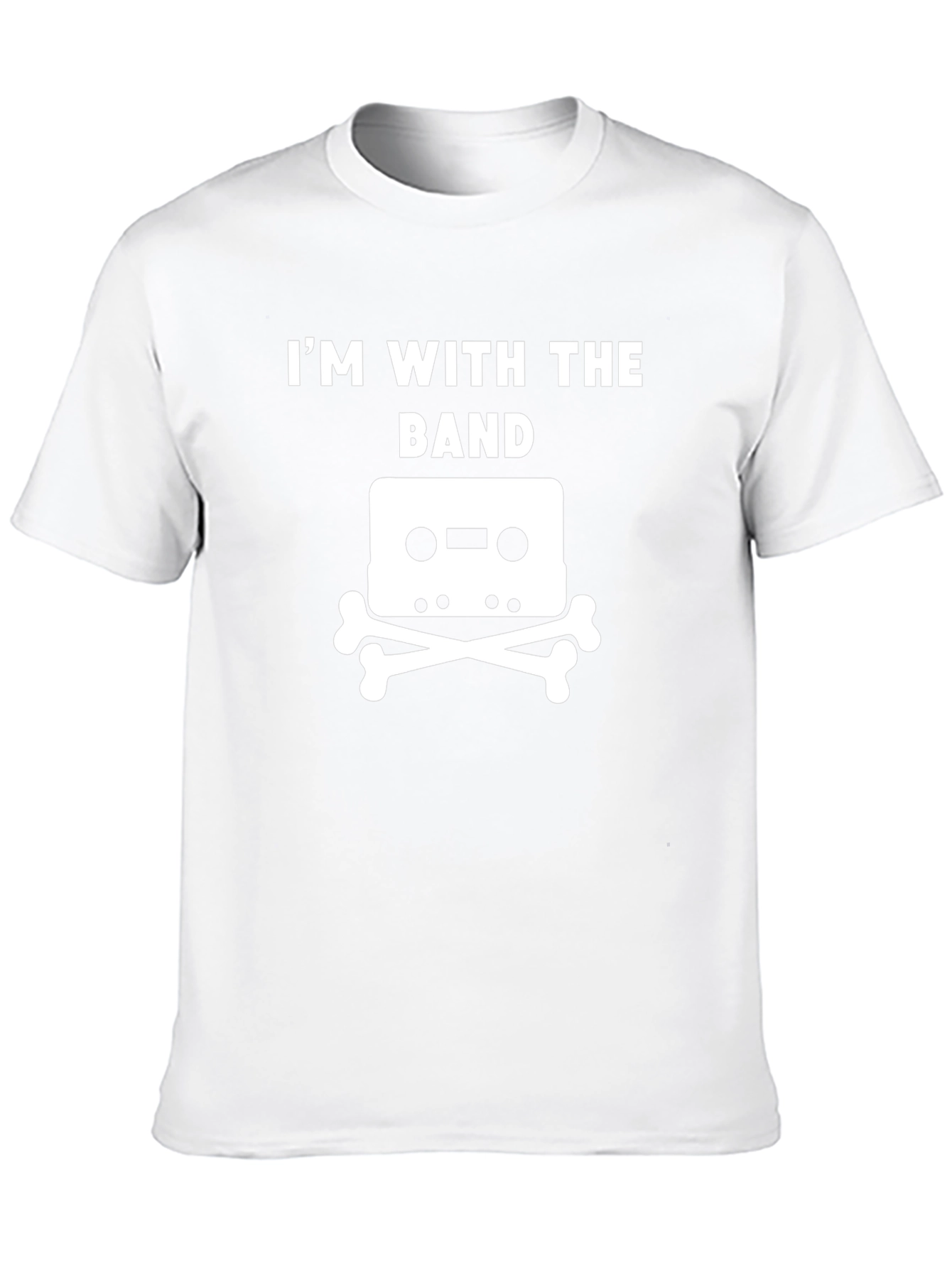 Im With The Band T-Shirt - Cassette & Crossbones