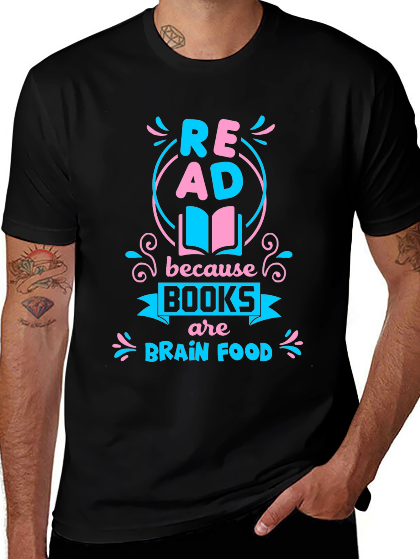Read Books T-Shirt: Brain Food Graphic Tee