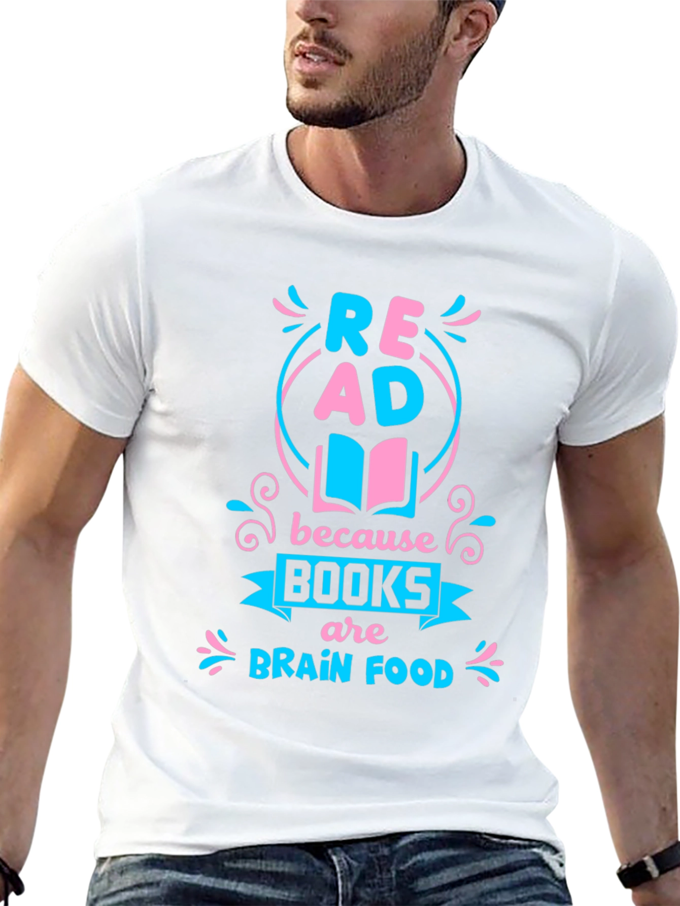 Read Books T-Shirt: Brain Food Graphic Tee