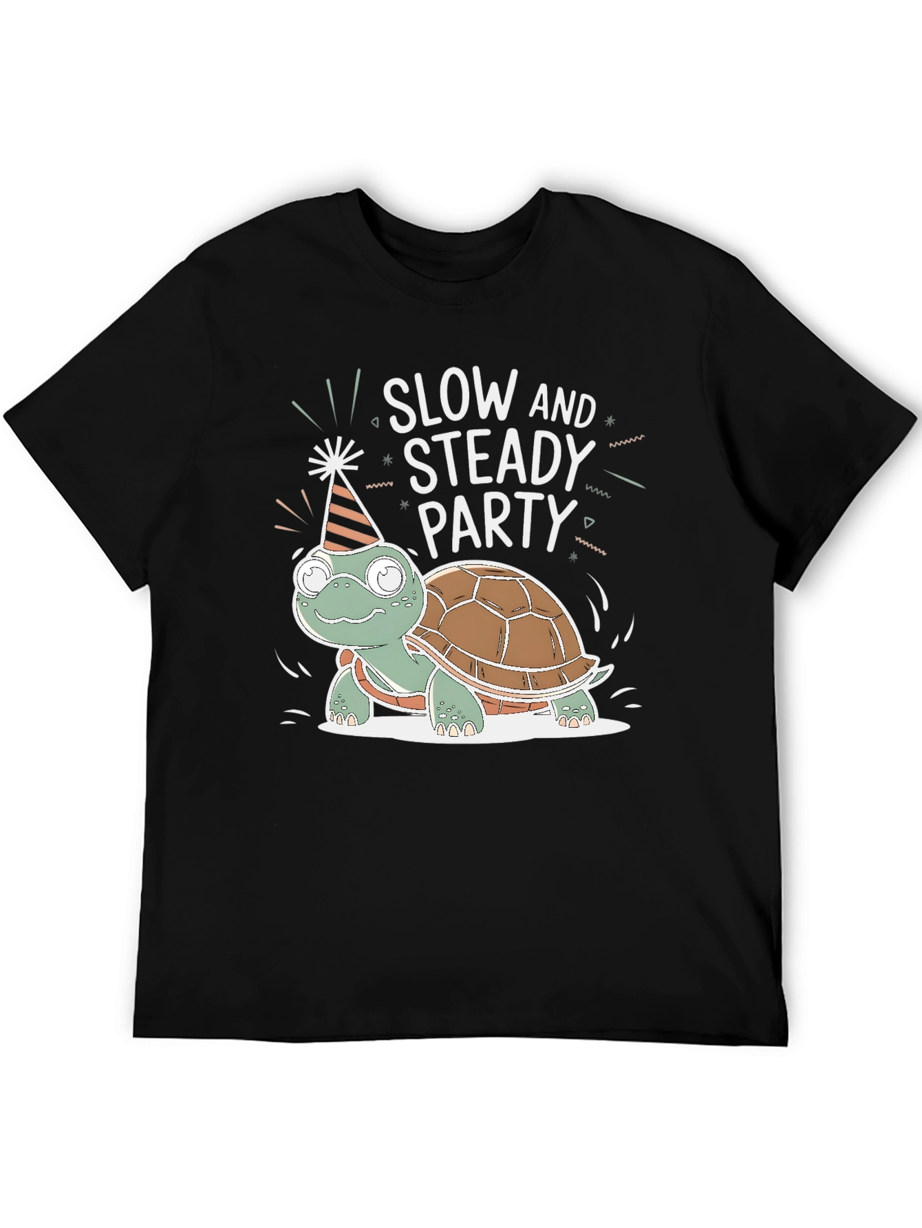 Slow and Steady Party Turtle T-Shirt