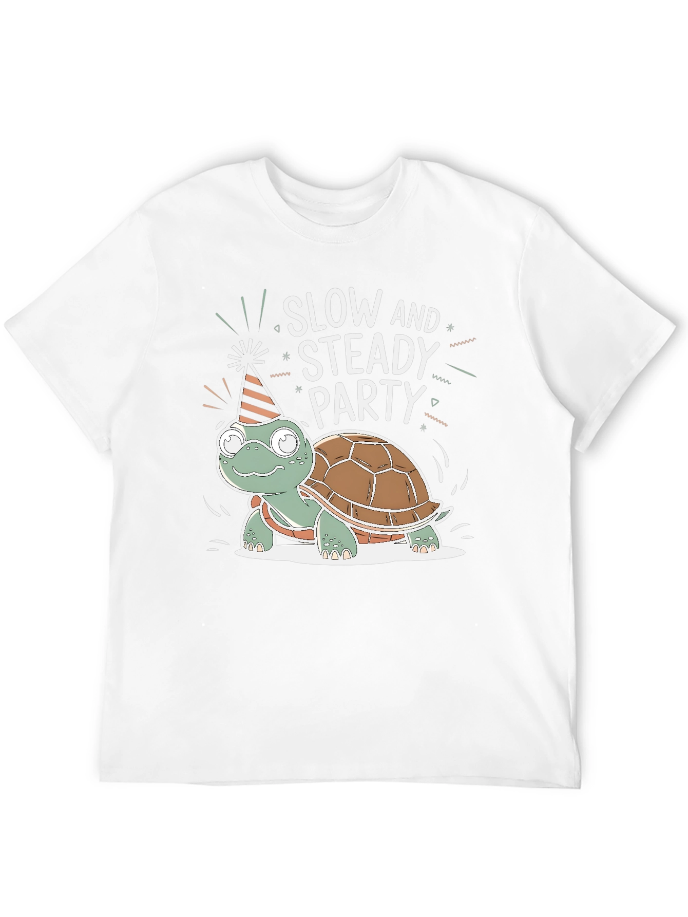 Slow and Steady Party Turtle T-Shirt