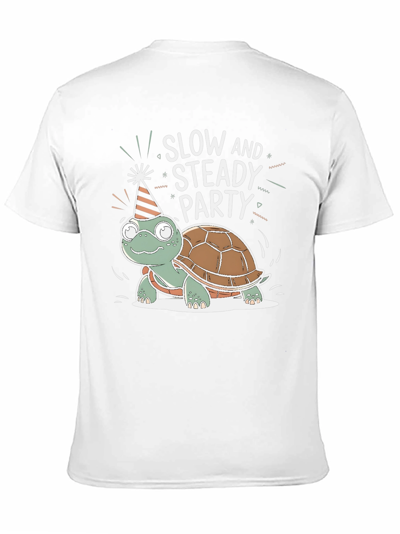Slow and Steady Party Turtle T-Shirt