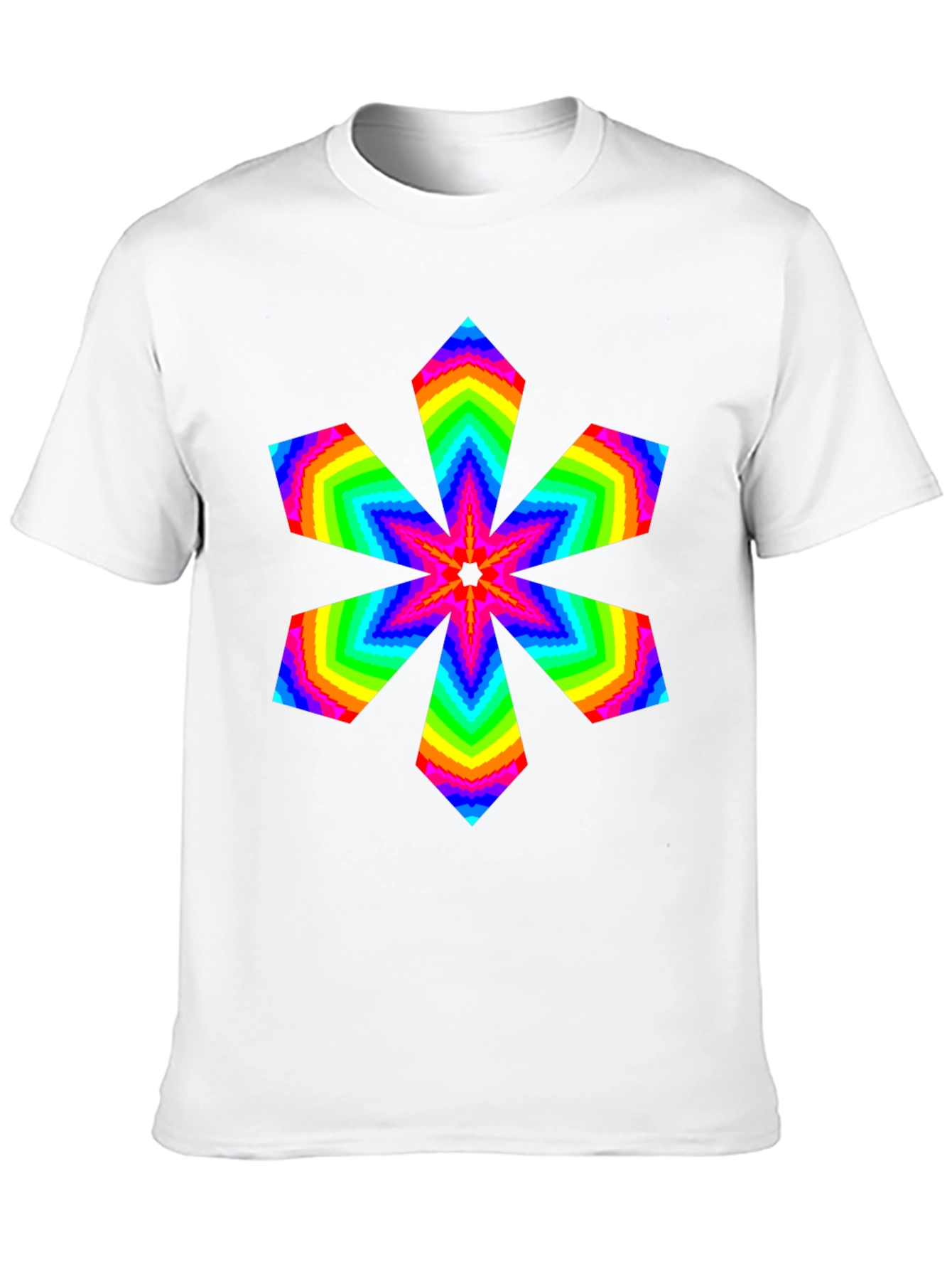 Rainbow Starburst Graphic Tee