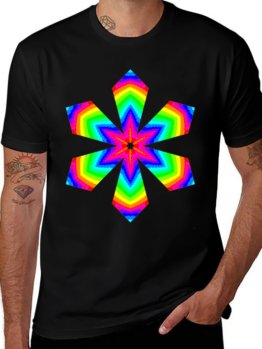 Rainbow Starburst Graphic Tee