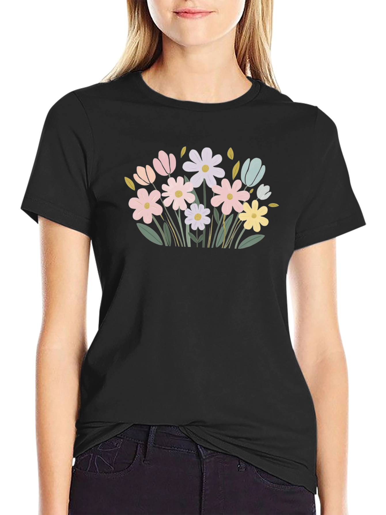 Floral Graphic T-Shirt - Casual Comfort