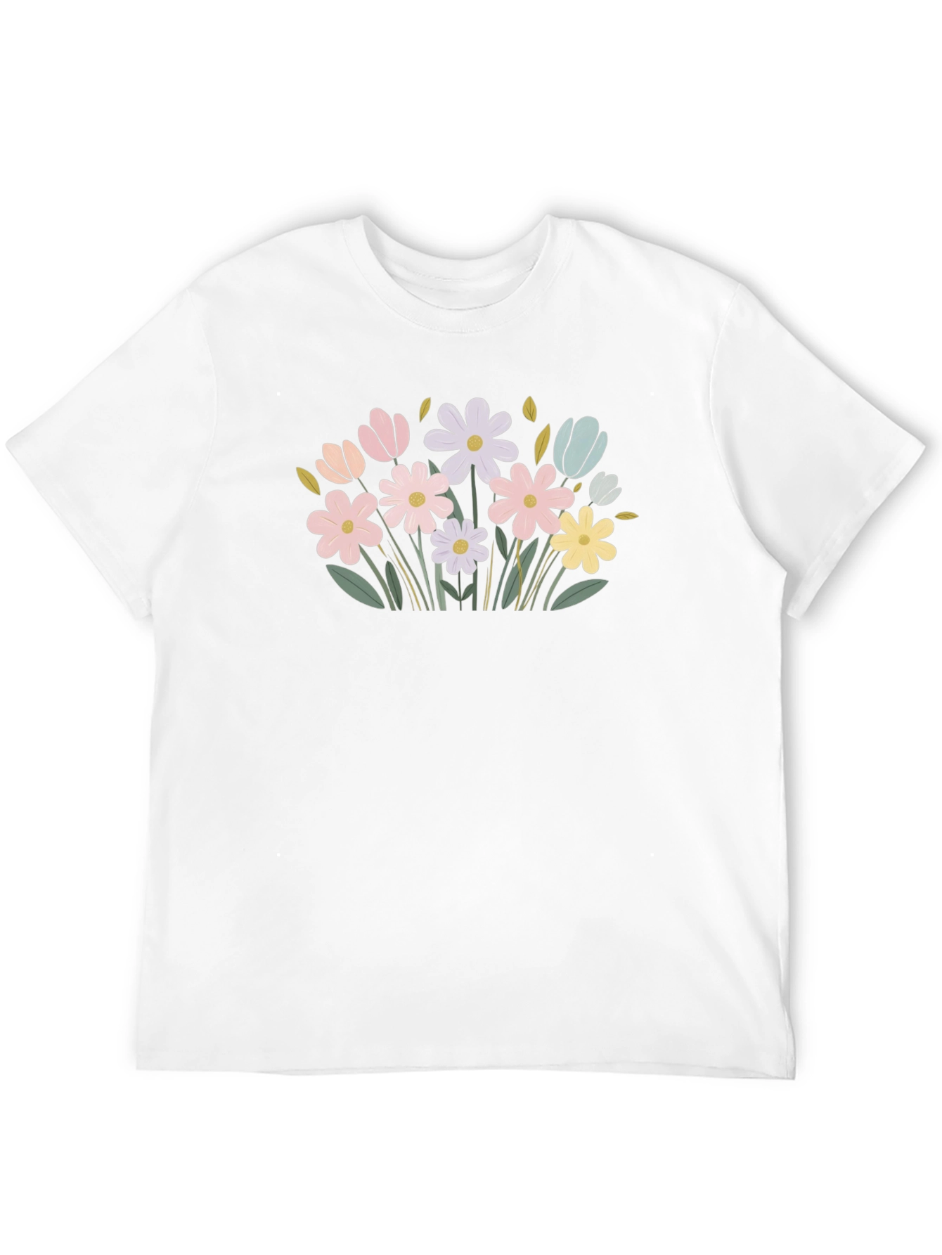 Floral Graphic T-Shirt - Casual Comfort