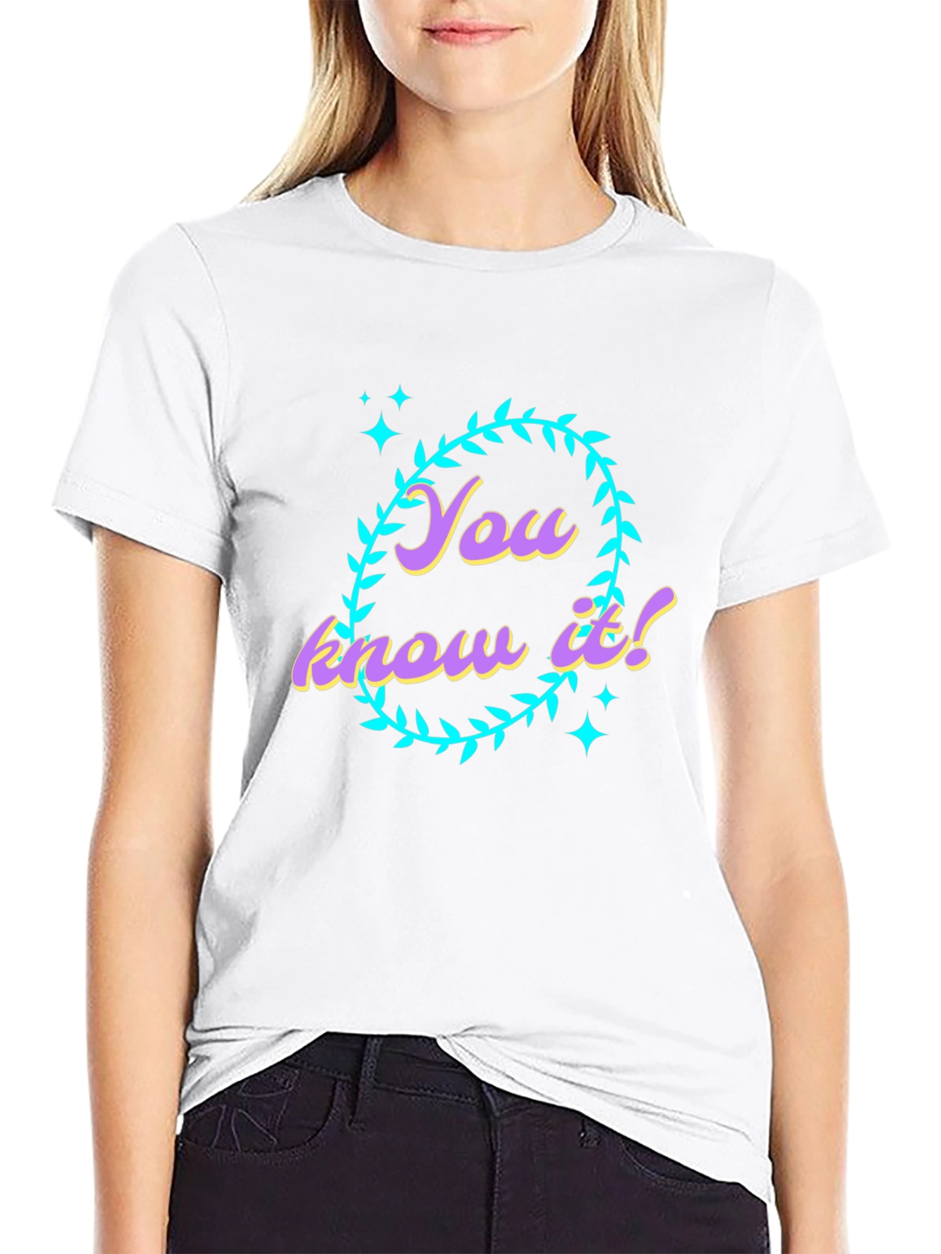 You Know It! Graphic Tee - Black T-Shirt