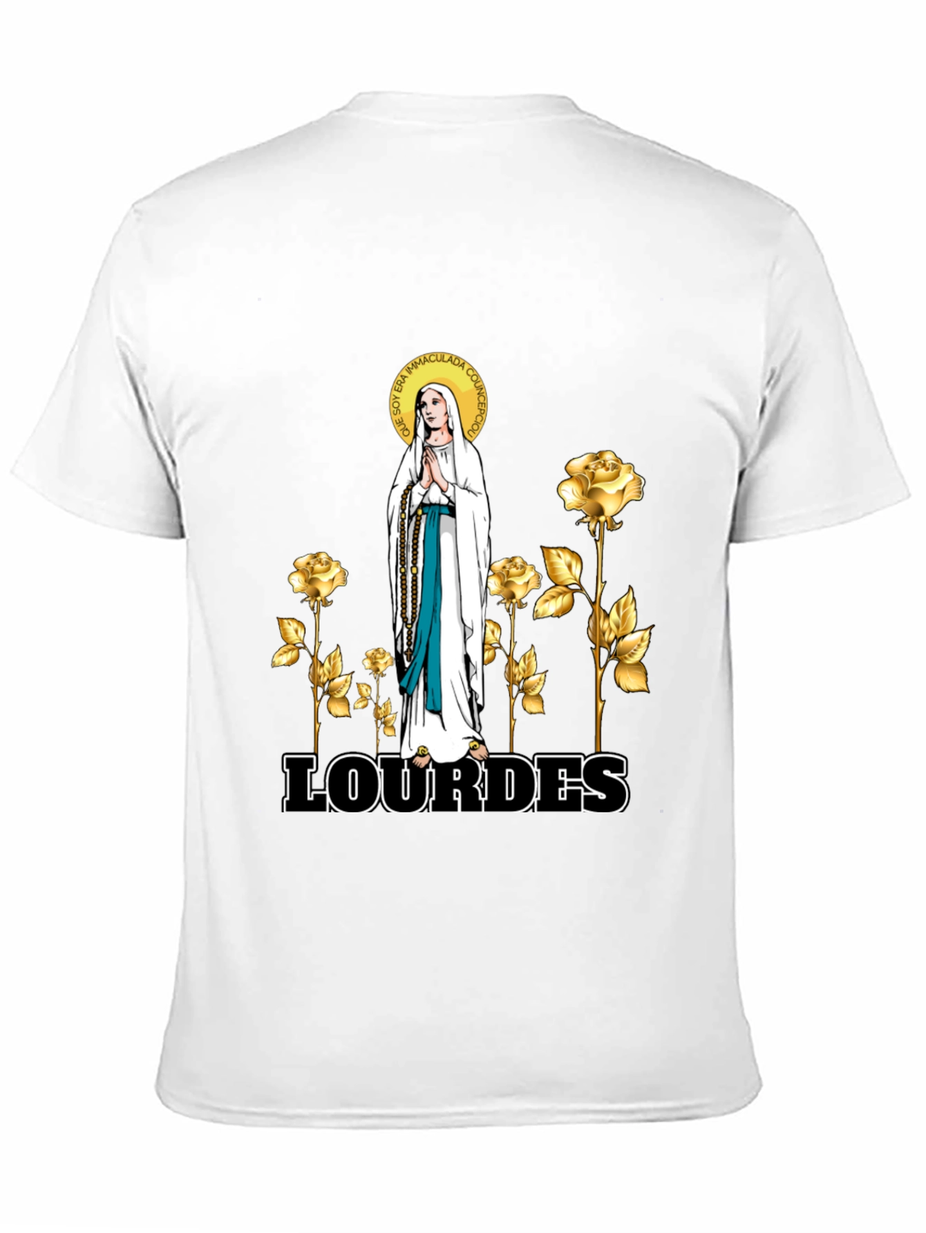 Lourdes Virgin Mary Graphic Tee