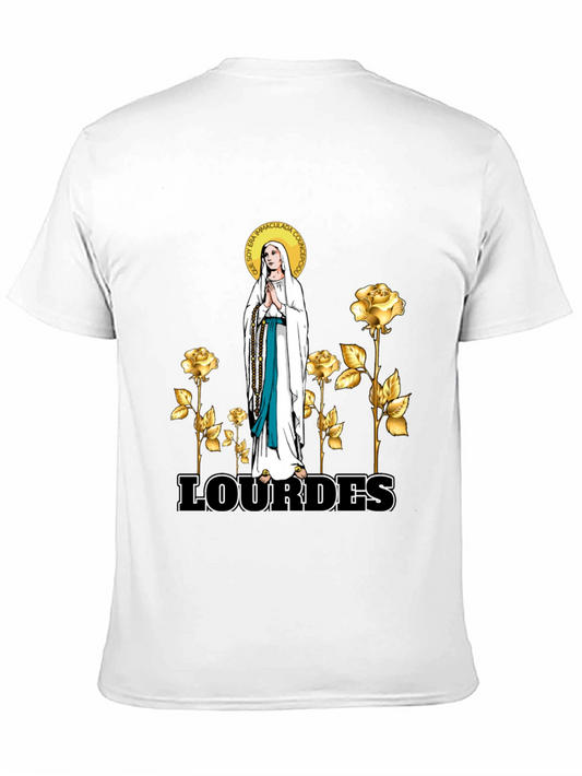 Lourdes Virgin Mary Graphic Tee