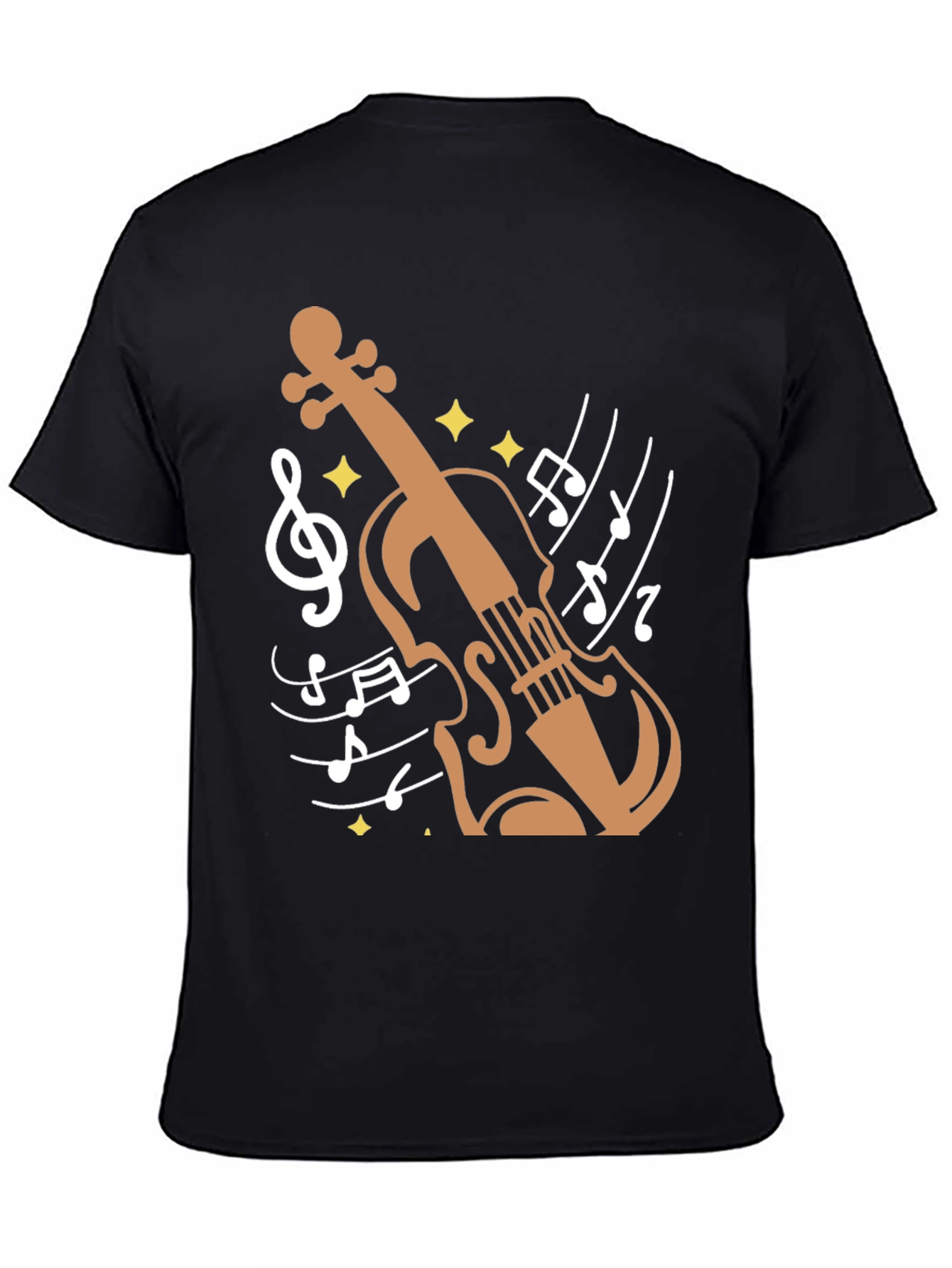 Violin Music Graphic Tee